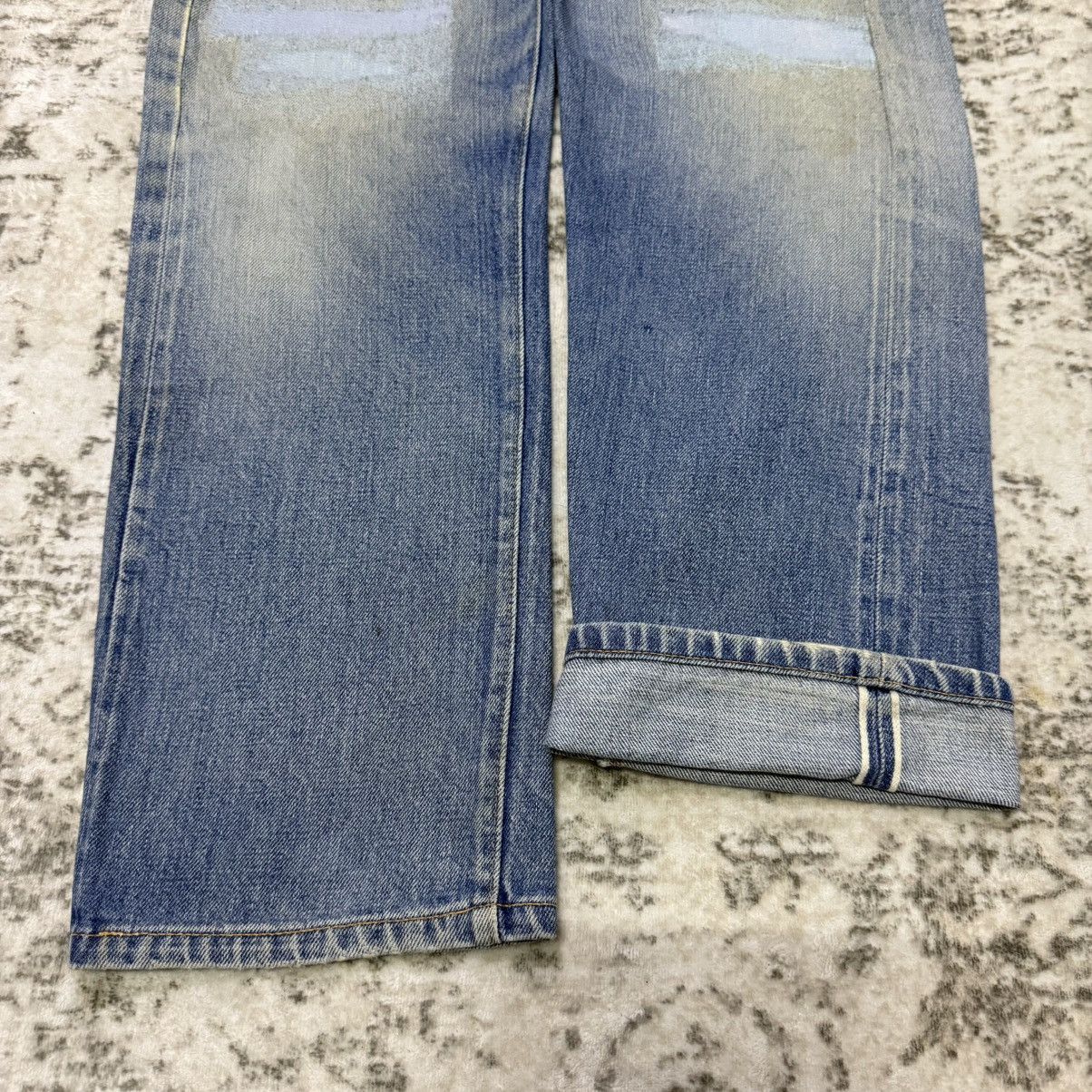 Levi's Vintage 70s Levis 501 Single R Selvedge Jeans Button #6 Size US 30 / EU 46 - 3 Thumbnail