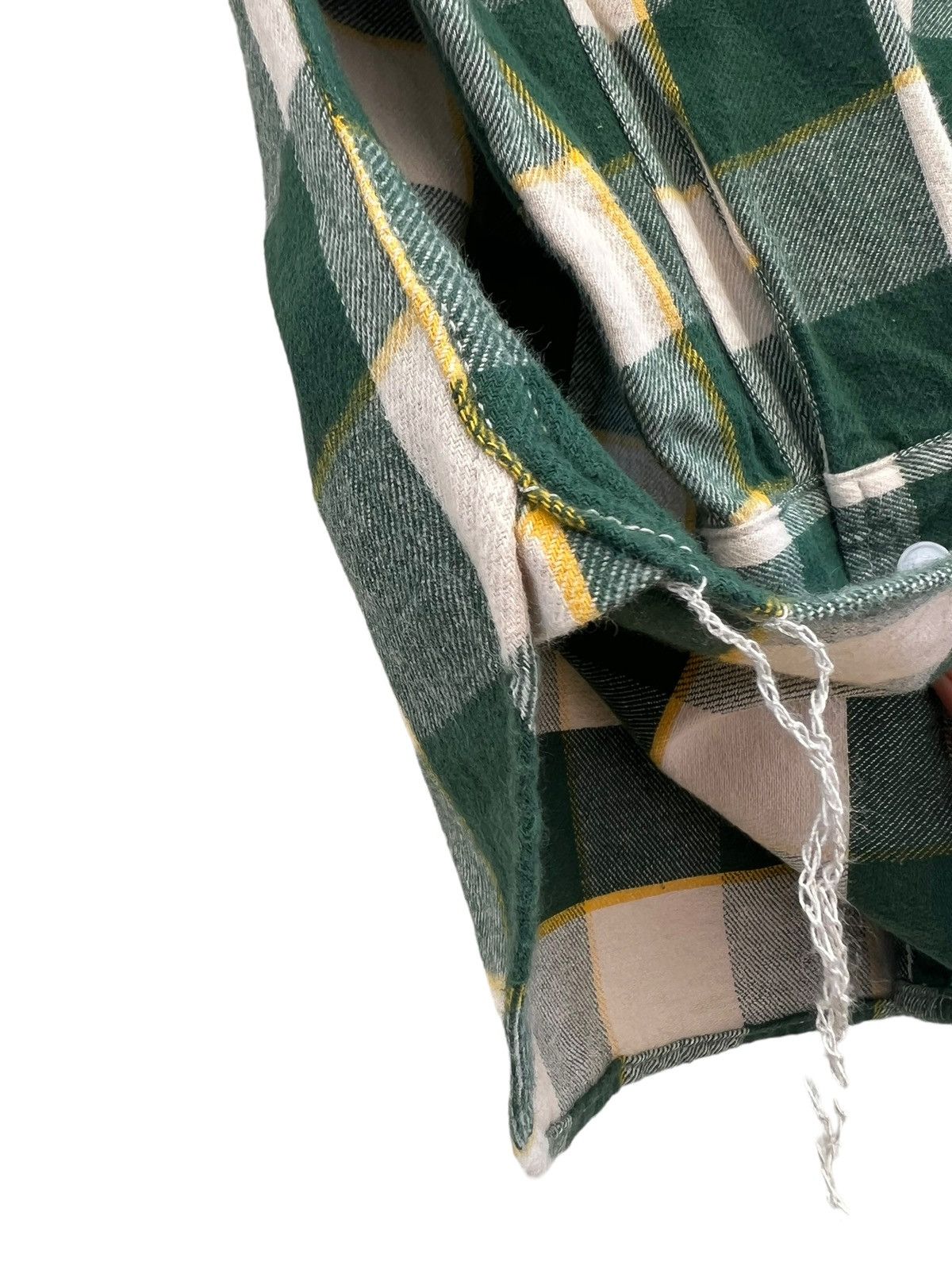 Japanese Brand Masterpiece Brand Japan Checked Gusset Flannel Work Shirt Size US M / EU 48-50 / 2 - 11 Thumbnail
