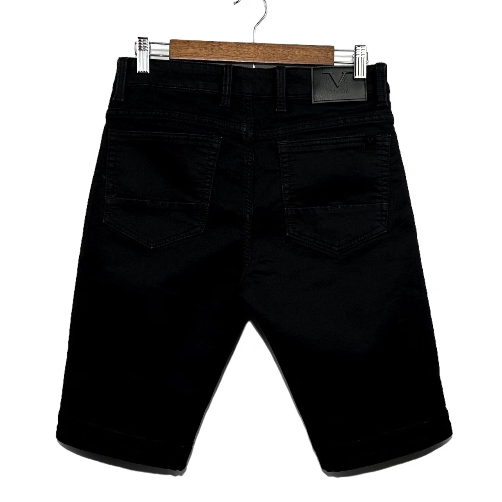 Versace Versace Shorts 28 Black Stretch Milano Italia V19-69 Abbigliamento Sportivo Srl Moto 90s Y2K Streetwear Mens Size US 28 / EU 44 - 2 Thumbnail