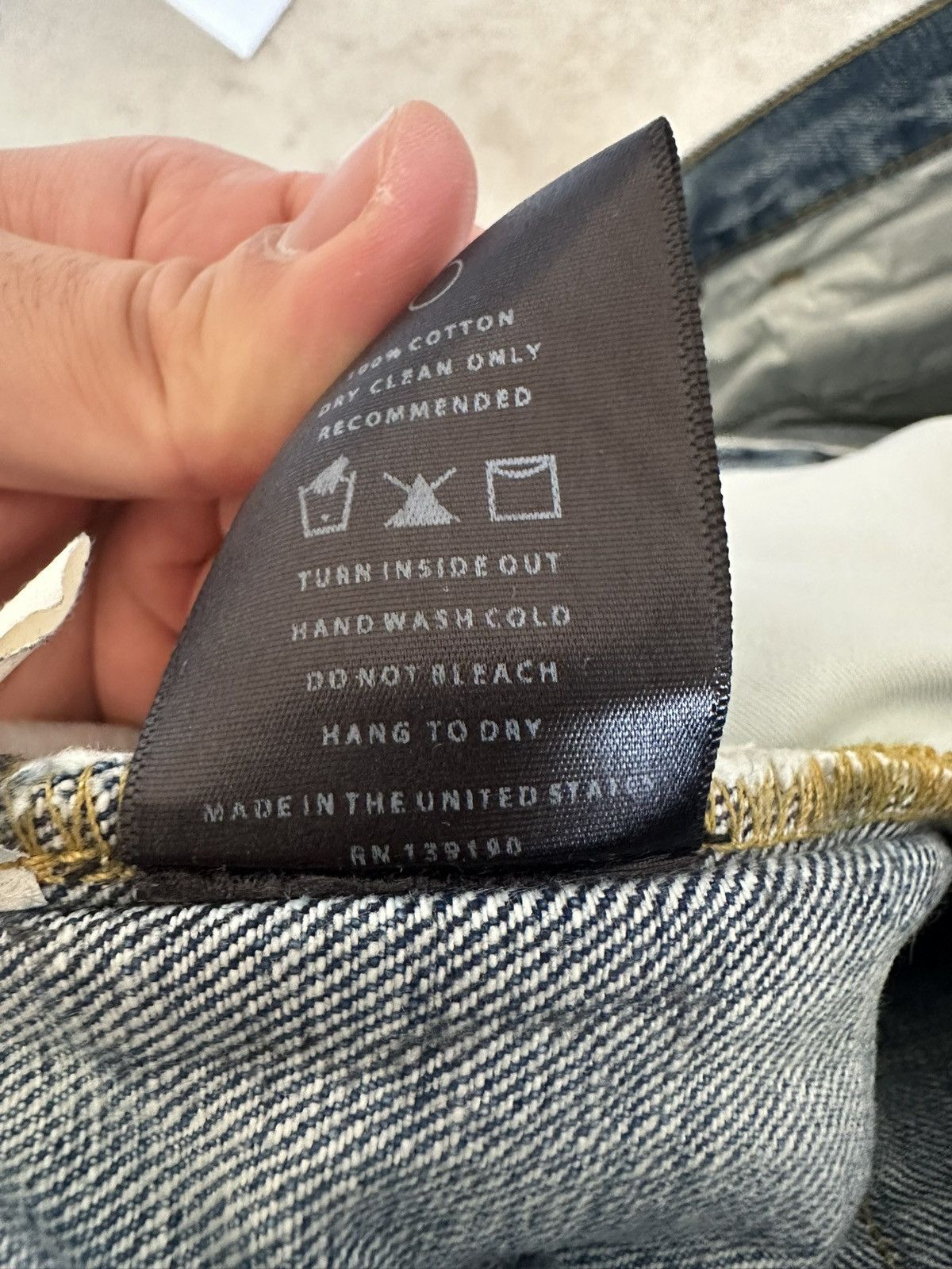 Fear of God Fourth Collection Second Batch Indigo Jeans Size US 35 - 10 Thumbnail