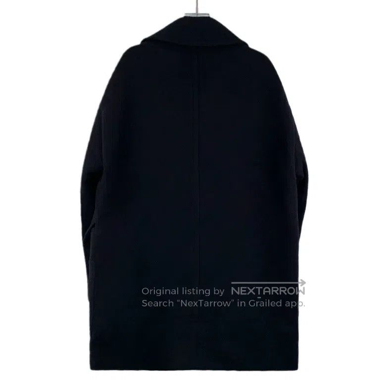 Hermes Hermes Black Lapel Wool Coat Size US S / EU 44-46 / 1 - 2 Thumbnail
