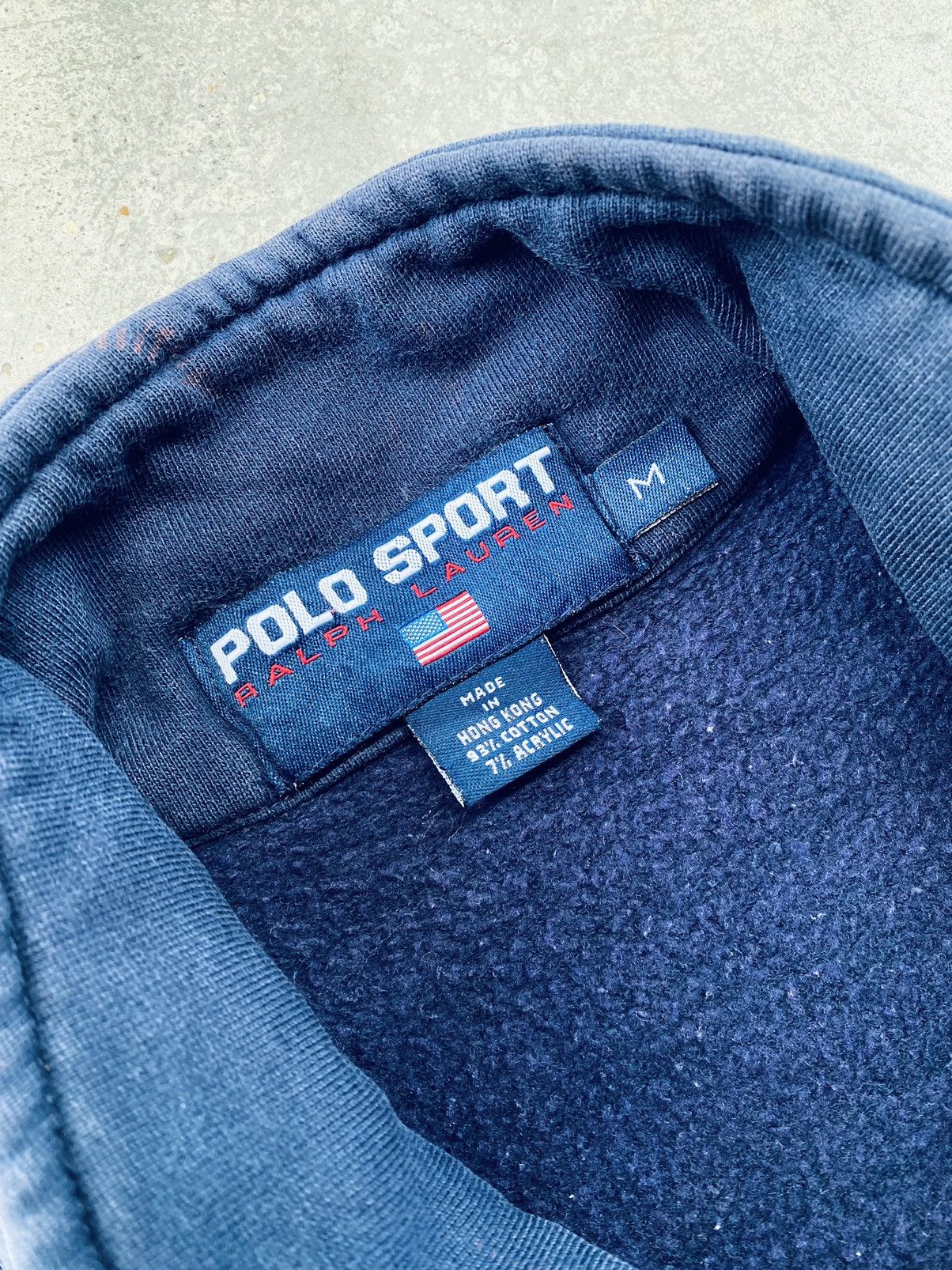 Polo Ralph Lauren Vintage 90s Polo Sport Ralph Lauren Usa Flag Sweetshirt Size US M / EU 48-50 / 2 - 4 Thumbnail