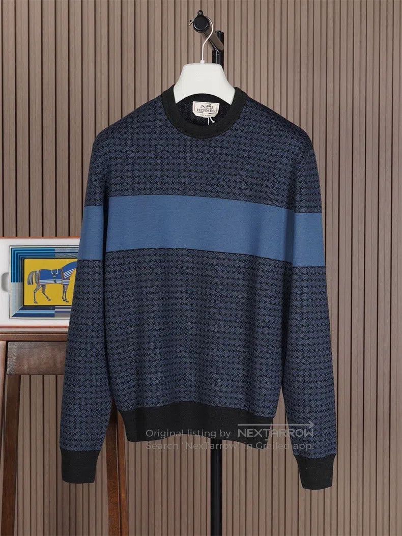Hermes Hermes Thick Super Wool Knit Sweater Size US L / EU 52-54 / 3 - 1 Thumbnail
