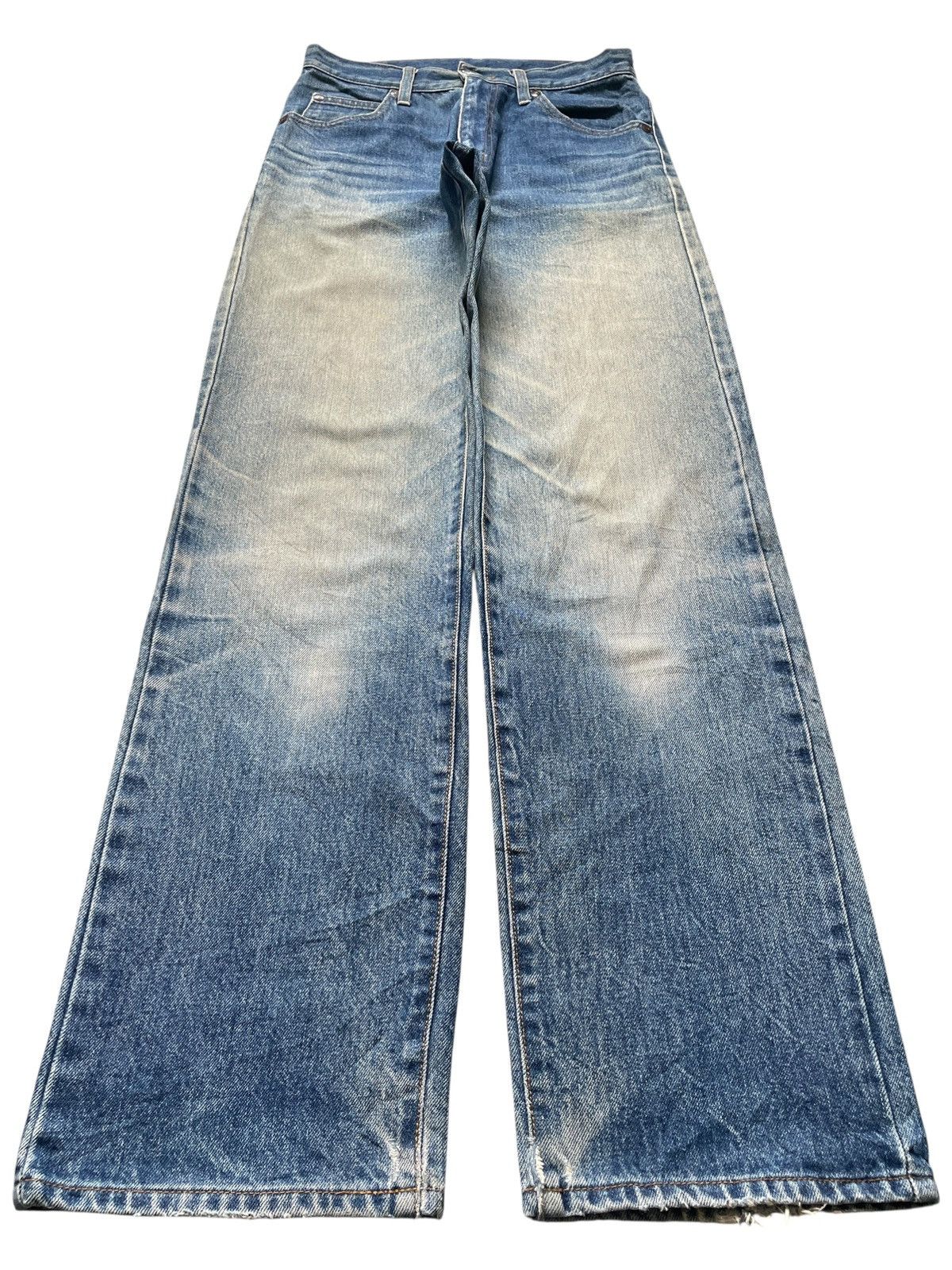 Japanese Brand Vintage Japanese Brand Mud Wash Distressed Loose Jeans Size US 27 - 1 Thumbnail