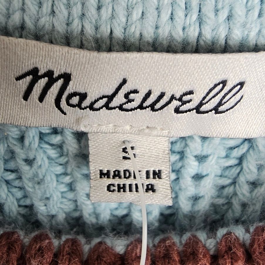 Madewell Madewell Womens Imelda Cutaway Crop Halter Chunky Knit S Size S / US 4 / IT 40 - 4 Thumbnail