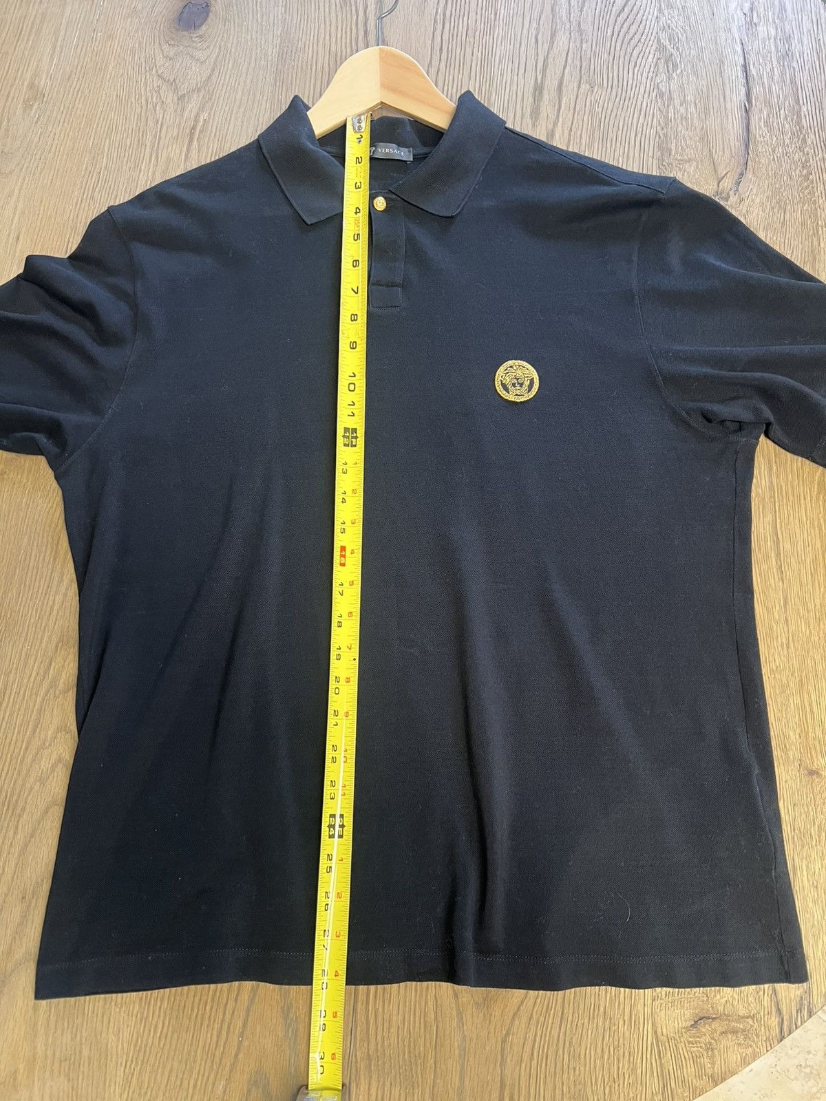 Versace Versace Golden Medusa Black pique polo shirt Size US XL / EU 56 / 4 - 4 Thumbnail