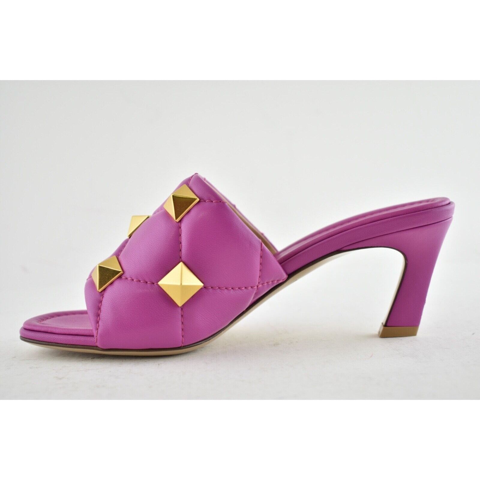 Valentino Rockstud Roman Stud Backless Mule Slide Heel Sandal 35.5 Size US 5.5 / IT 35.5 - 9 Thumbnail