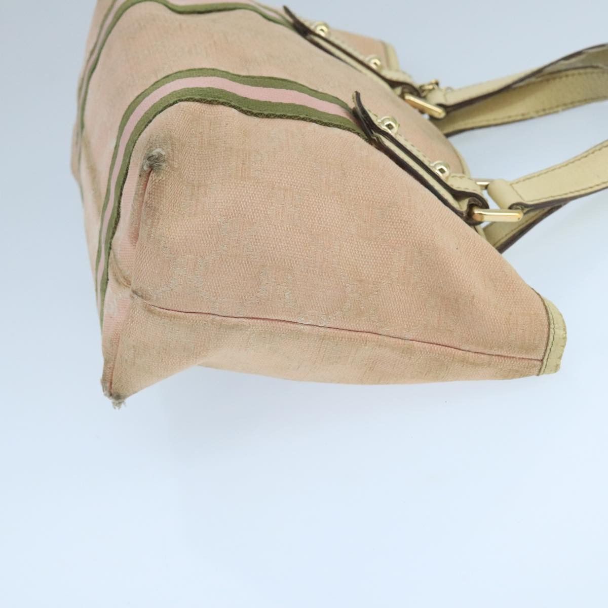 Gucci GUCCI GG Canvas Hand Bag Pink Cream Gold Size ONE SIZE - 4 Thumbnail