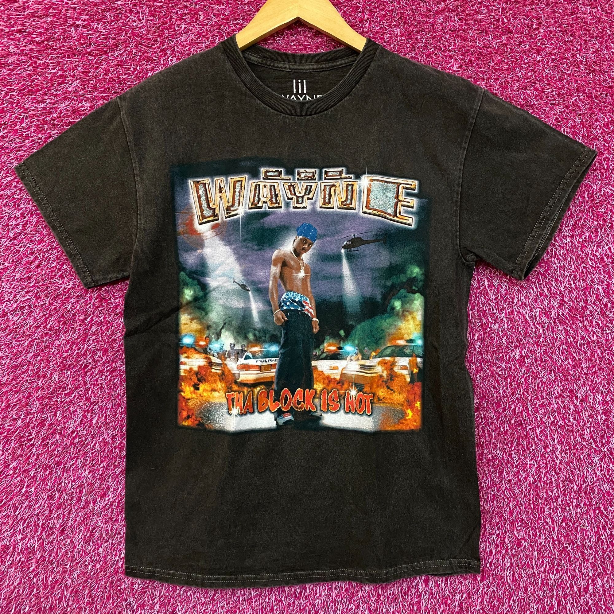 Lil Wayne Lil Wayne Tha Block is Hot Cash Money Records Rap Tee Medium Size US M / EU 48-50 / 2 - 1 Thumbnail