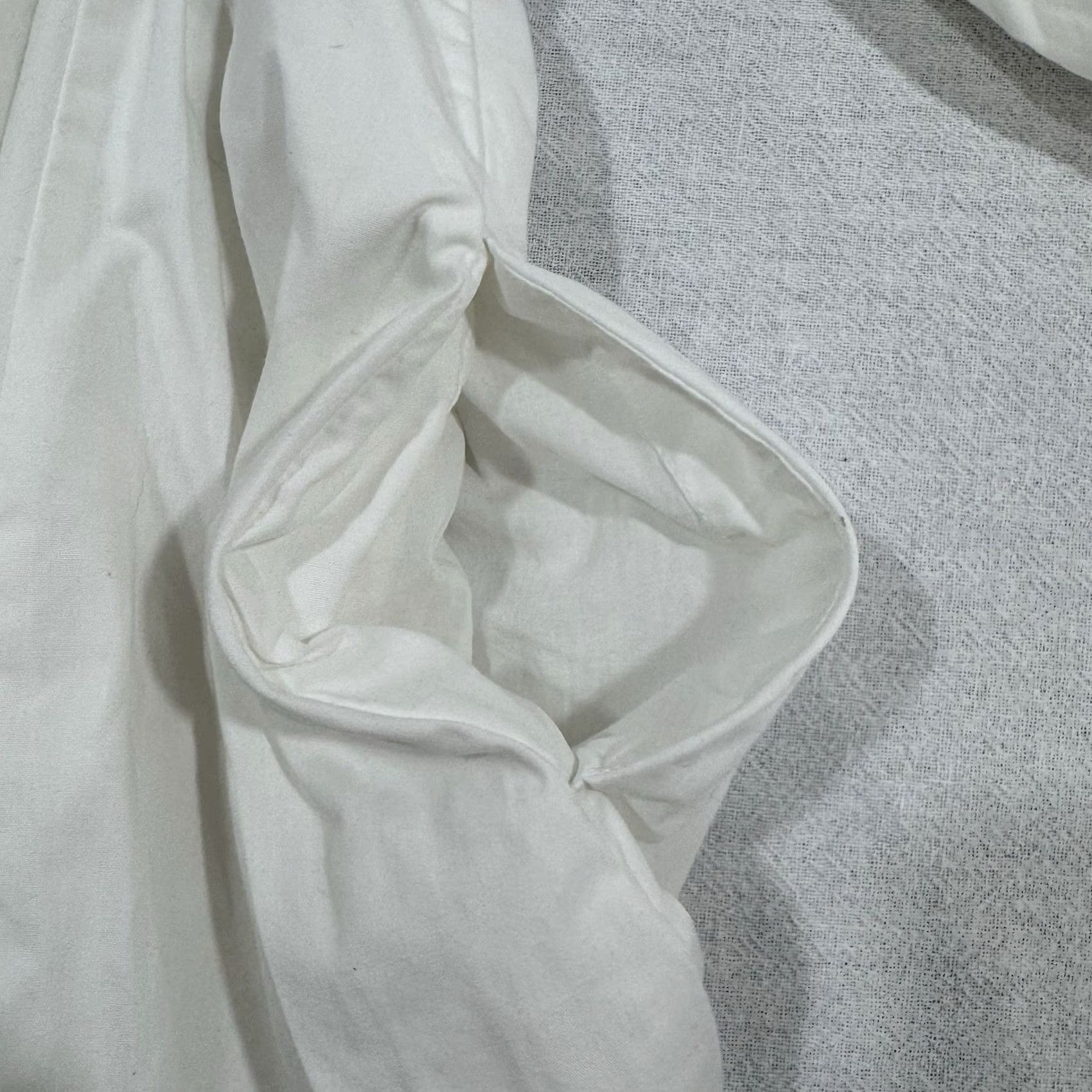 Abercrombie & Fitch VINTAGE Abercrombie & Fitch Small White Poplin Mini Dress Puff Sleeve Pockets Dress Women S White Floral A-Line Short Sleeve 1986 Ladies Girls Mens Size S / US 4 / IT 40 - 5 Thumbnail