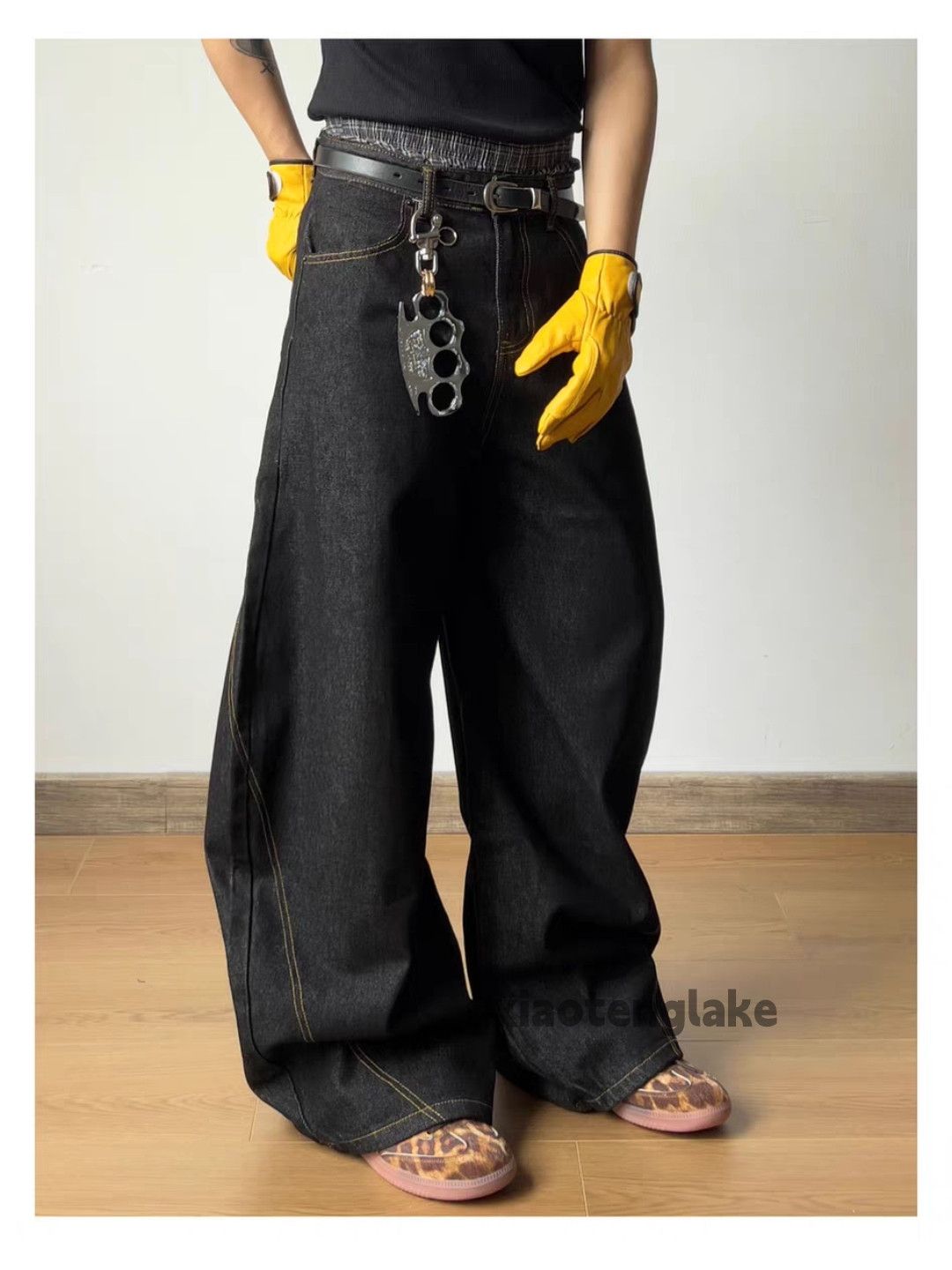 Jean xtl Vintage wide Leg flared yuppie cleanfit y2k jeans Size US 30 / EU 46 - 8 Thumbnail