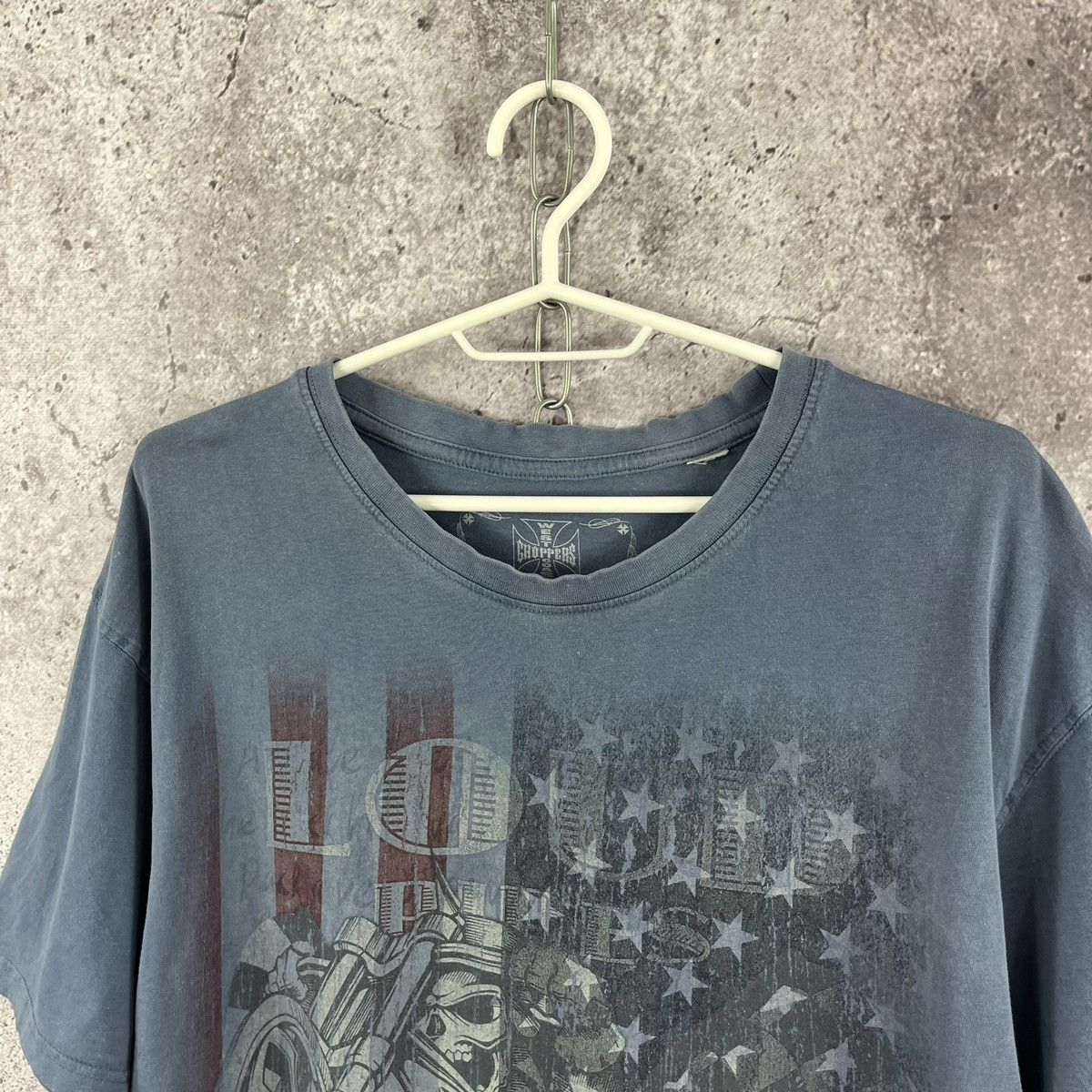 Other West Coast Choppers Big Bike American Flag Tee Logo Size XL Size US XL / EU 56 / 4 - 2 Thumbnail