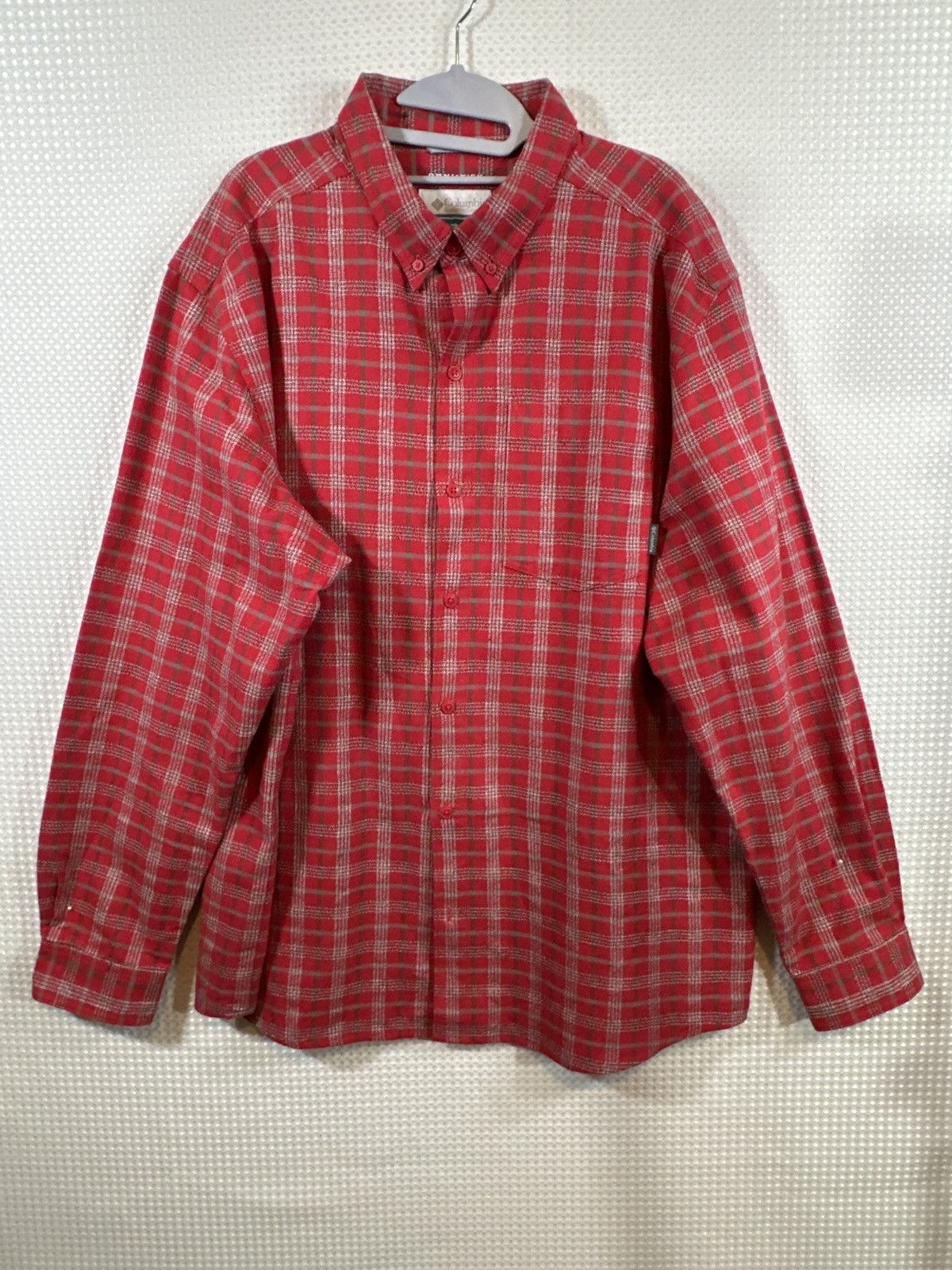 Columbia Columbia Red Plaid Shirt Size US XL / EU 56 / 4 - 1 Thumbnail