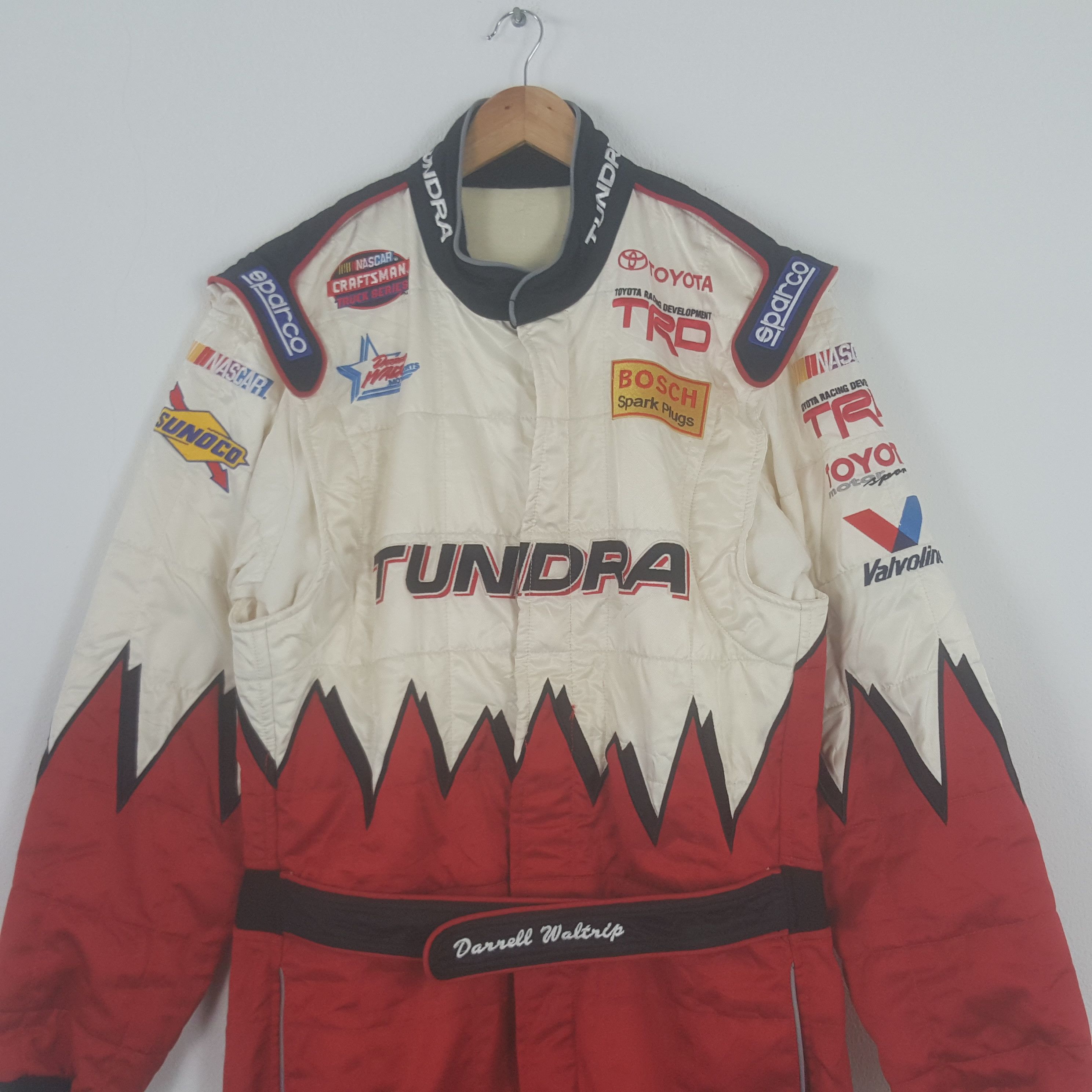 NASCAR × Vintage Vintage Toyota Tundra Sparco Racing Patches Coverall Jacket Size US L / EU 52-54 / 3 - 4 Thumbnail