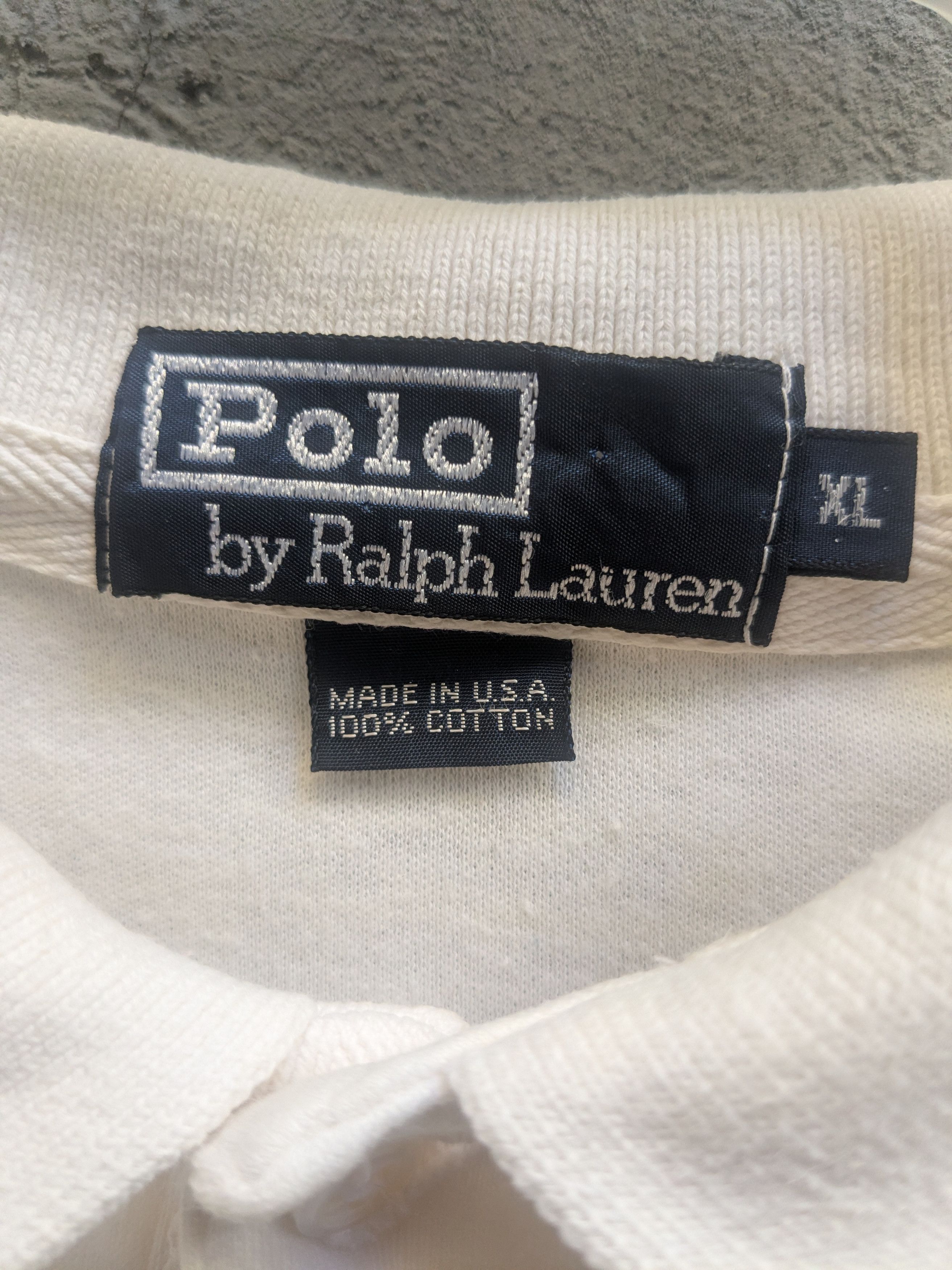 Polo Ralph Lauren polo Ralph Lauren 90's polo shirt multicolor made in usal Size US XL / EU 56 / 4 - 2 Thumbnail