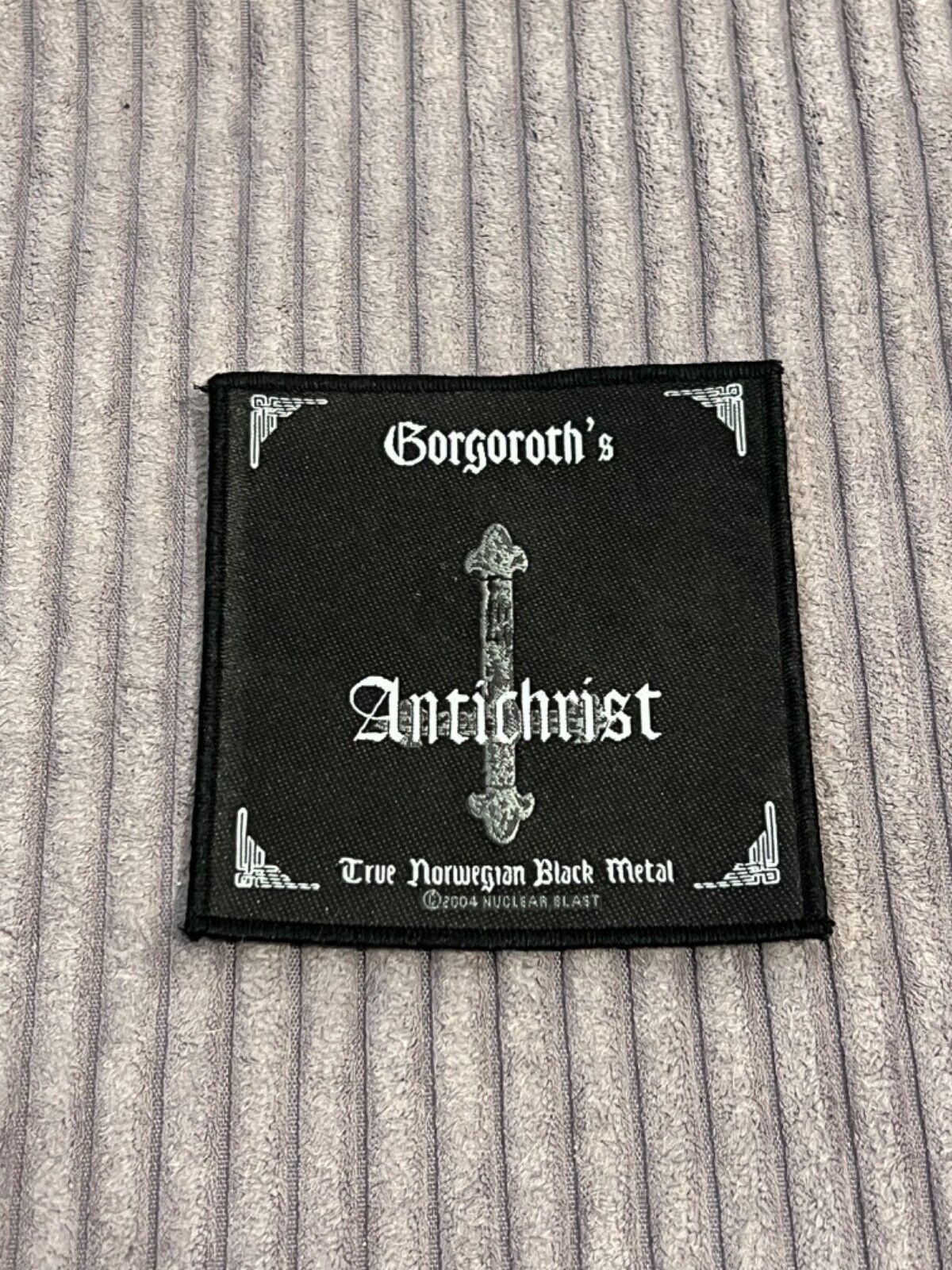 Band Tees Vintage 2004 Gorgoroth Antichrist Metal Patch New Memo Size ONE SIZE - 1 Thumbnail