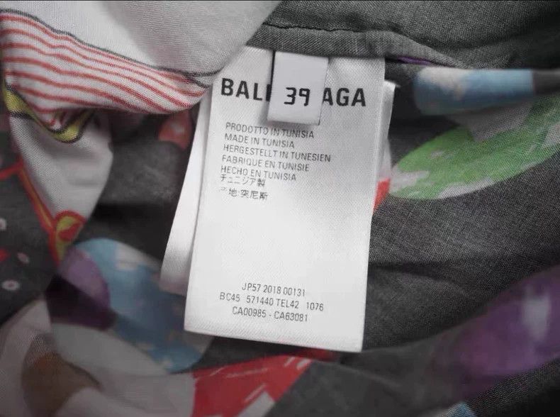 Balenciaga Balenciaga Poker print short-sleeved shirt Size US L / EU 52-54 / 3 - 8 Thumbnail