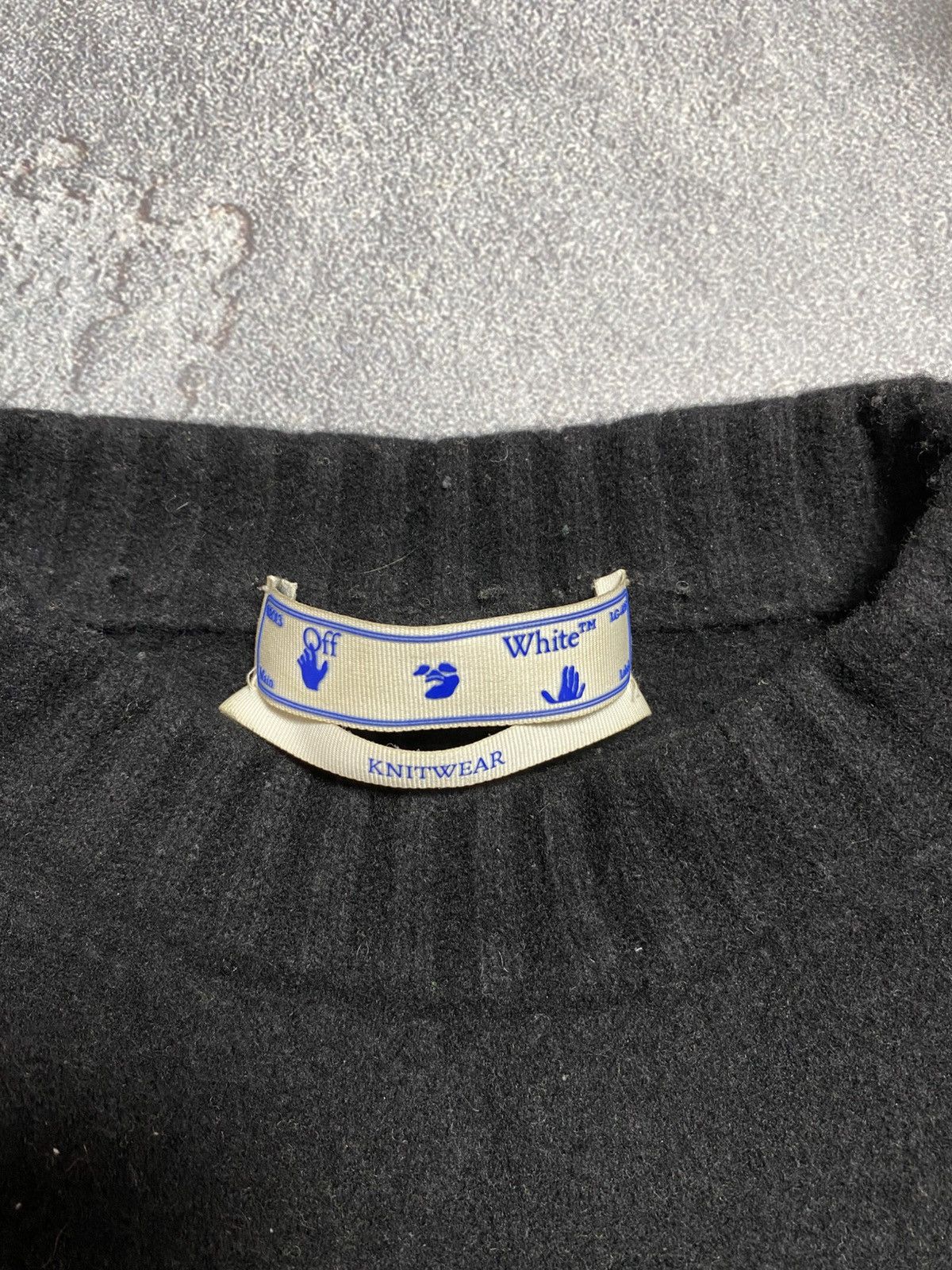 Off-White Off white sweater wool mens S Size US S / EU 44-46 / 1 - 2 Thumbnail