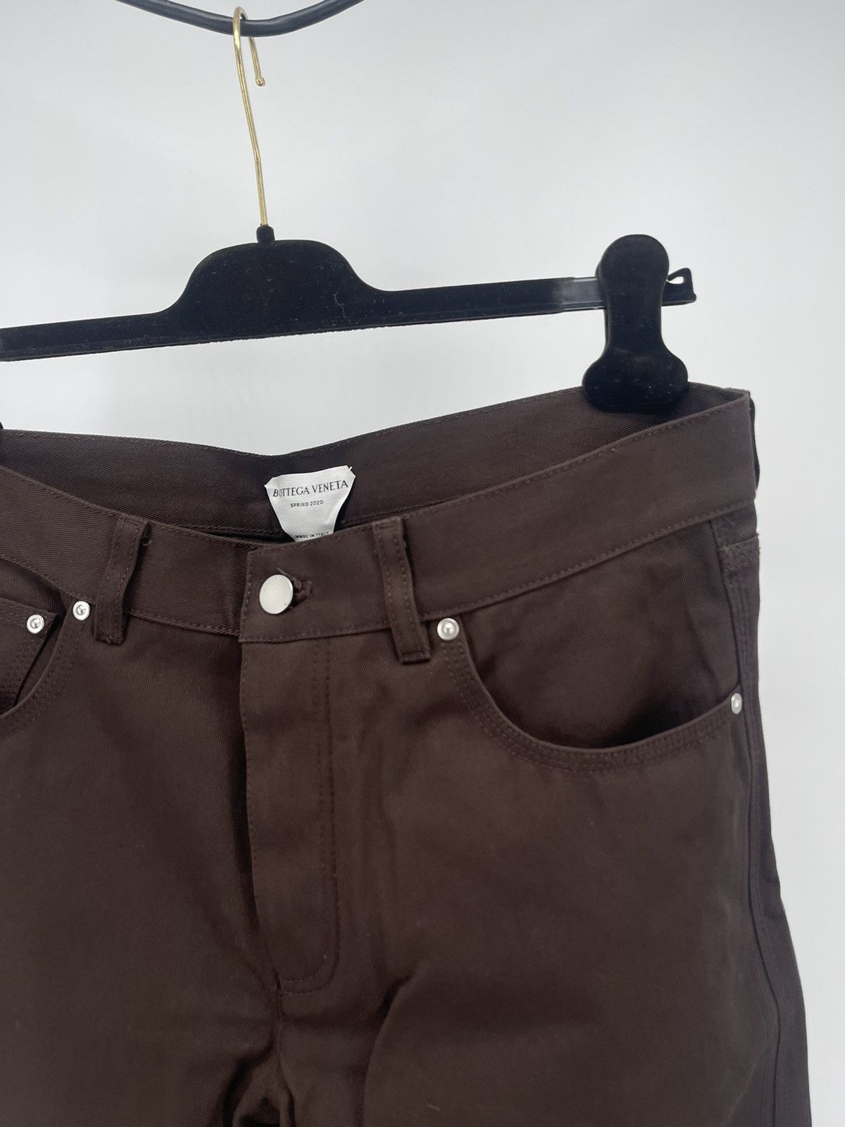 Bottega Veneta Bottega Veneta Brown Trousers Size 52 RRP $700 Size US 38 / EU 54 - 3 Thumbnail