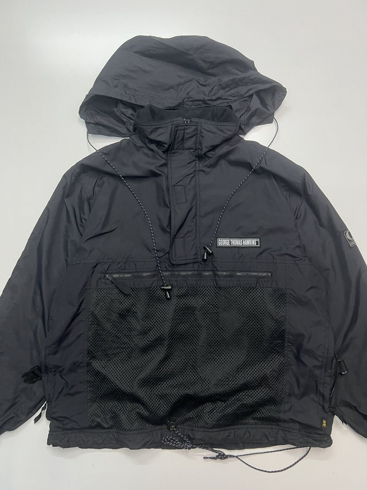 Japanese Brand GEORGE THOMAS HAWKINS HALF ZIPPER JACKET Size US L / EU 52-54 / 3 - 1 Thumbnail