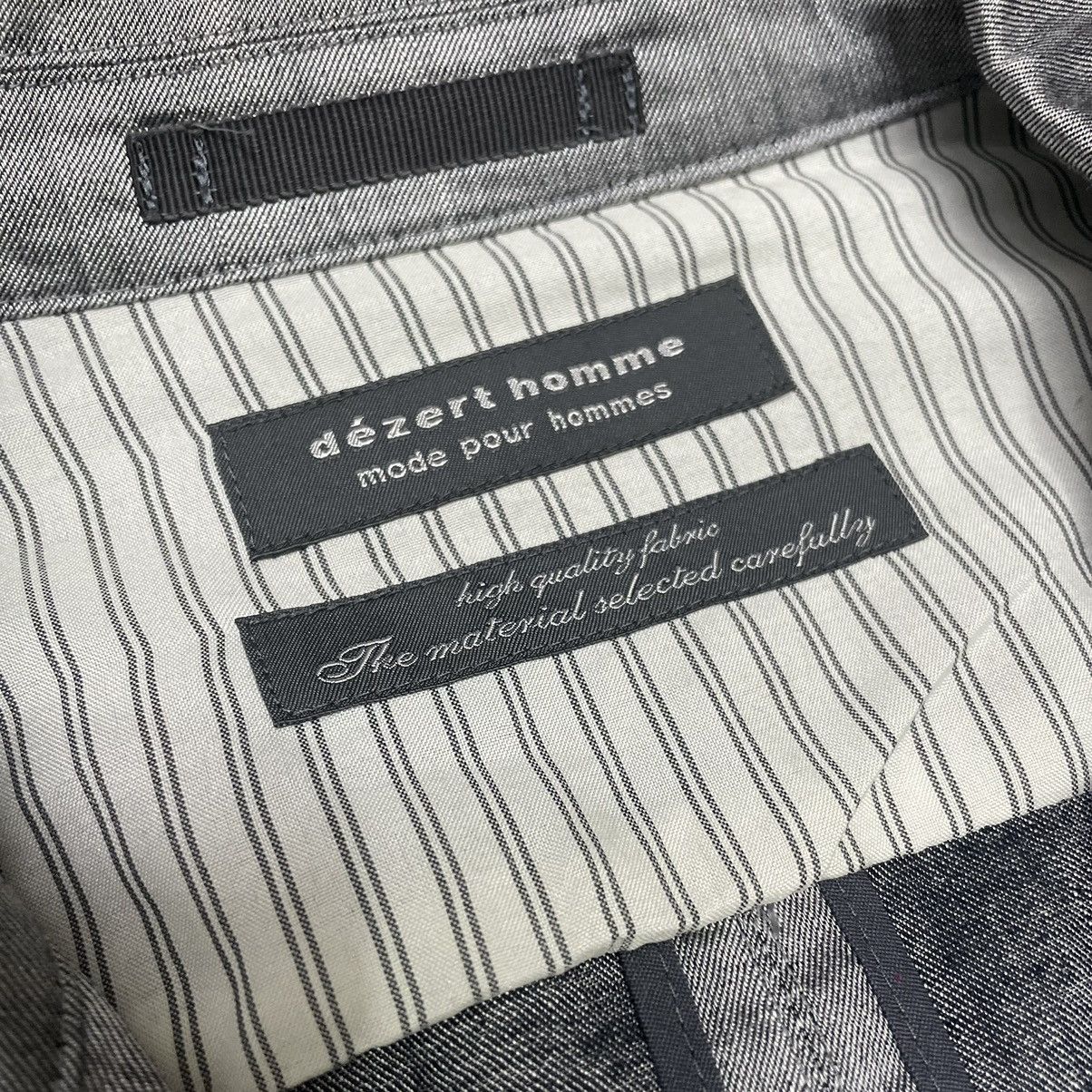 Japanese Brand Dezert Homme Blazer Silver Jacket Size US M / EU 48-50 / 2 - 4 Thumbnail
