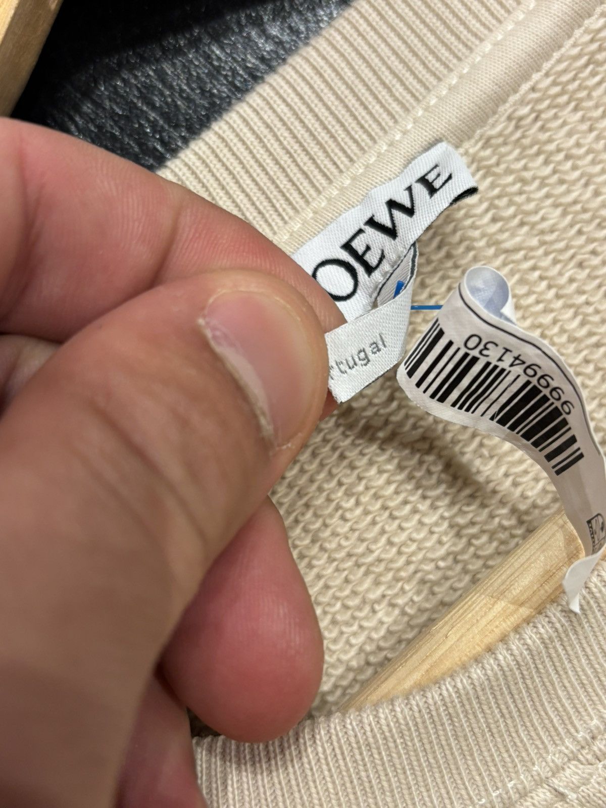 Loewe Loewe Anagram Crewneck Creta Beige Size US M / EU 48-50 / 2 - 4 Thumbnail