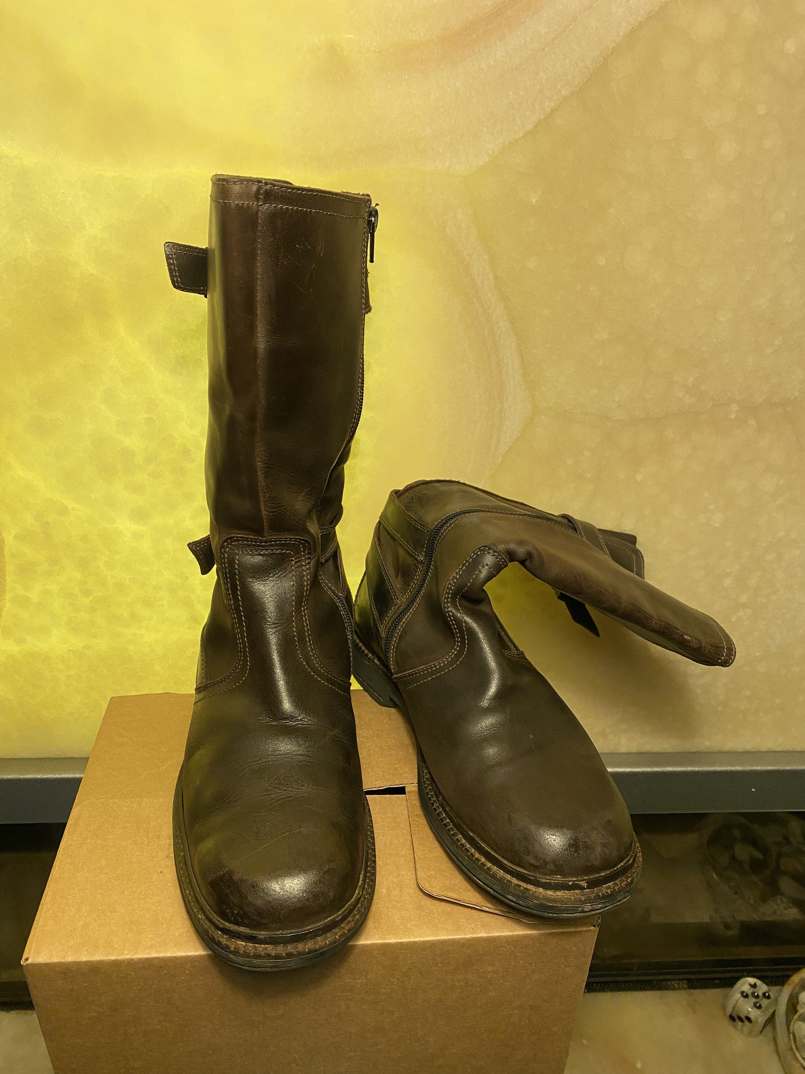 image of Camel Active Leather Boots in Brown, Men's (Size 8)
