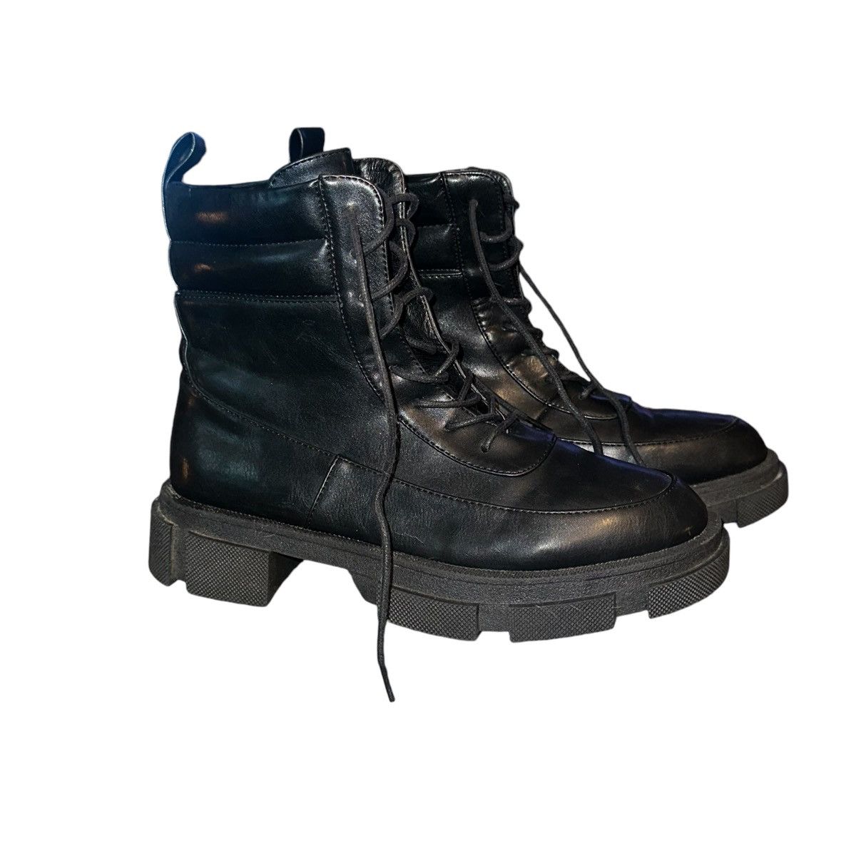Other Wild Diva Lounge lace up combat boots Grailed