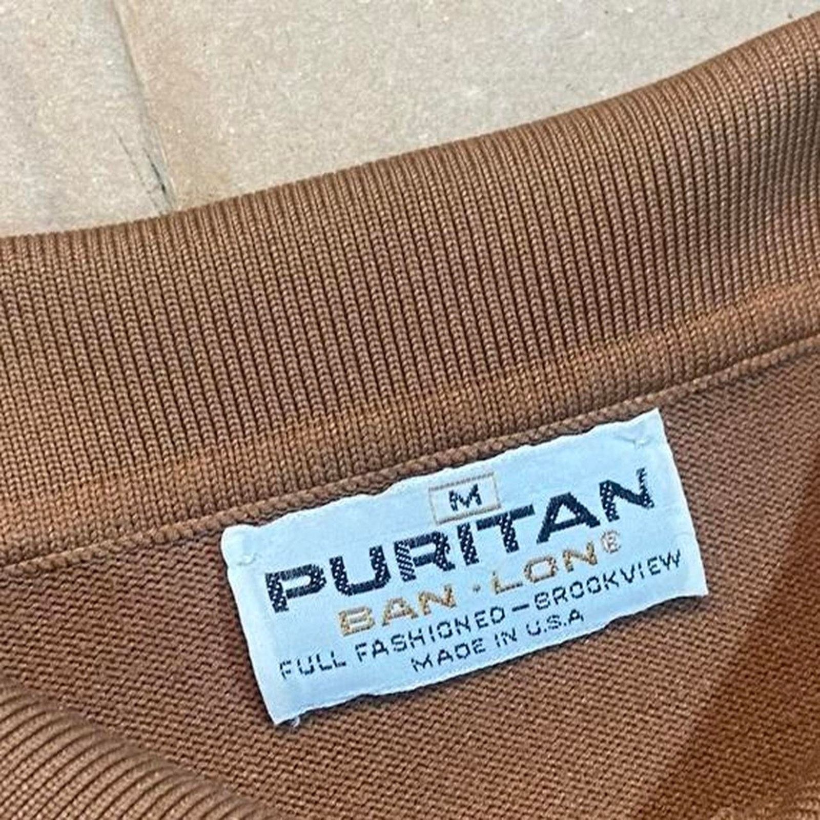 Burberry 80s puritan polo brown shirt Size US M / EU 48-50 / 2 - 3 Thumbnail