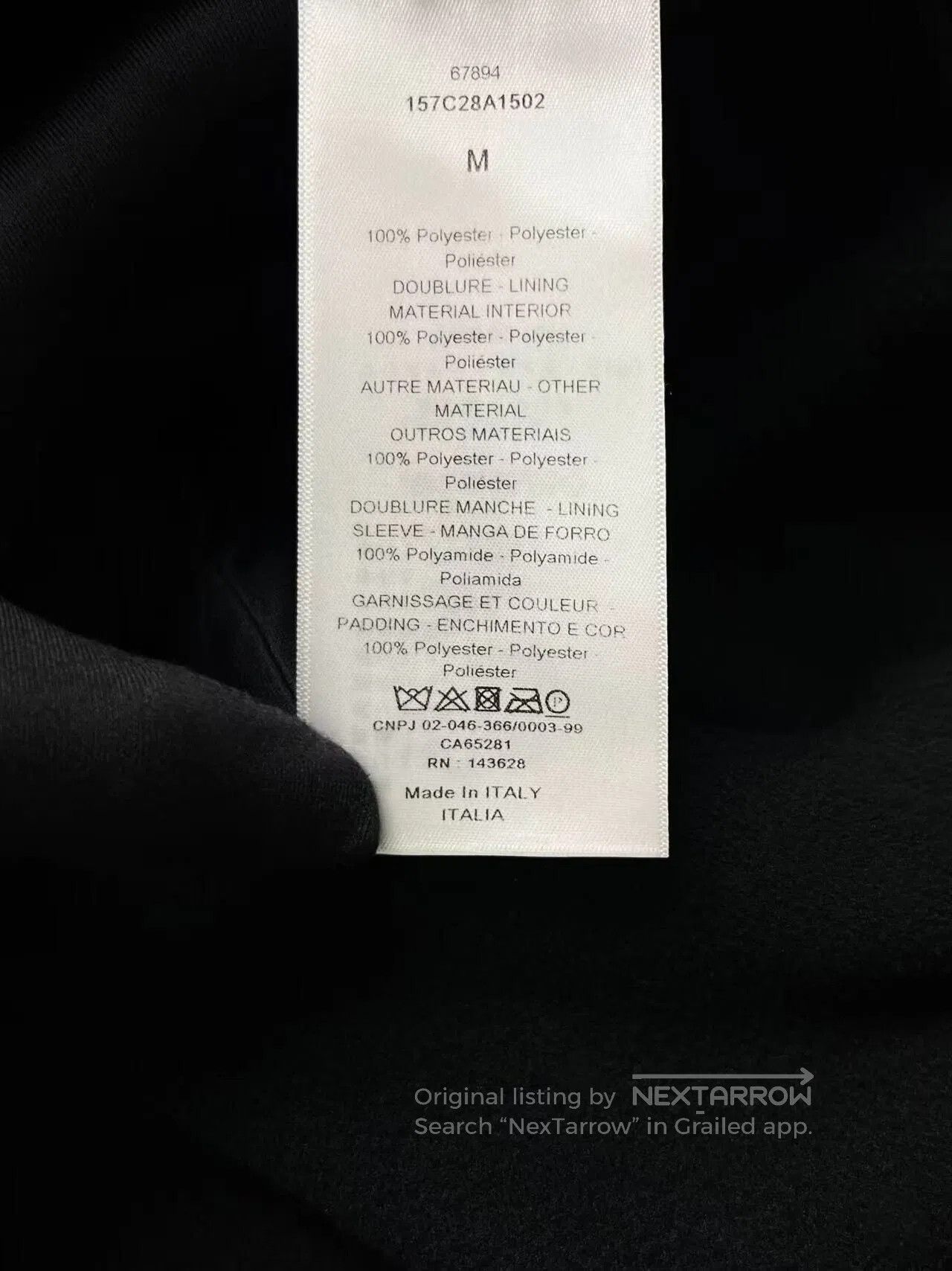Dior Dior Black Half-Zip Slogan Logo Teddy Fleece Jacket| Size M / US 6-8 / IT 42-44 - 5 Thumbnail