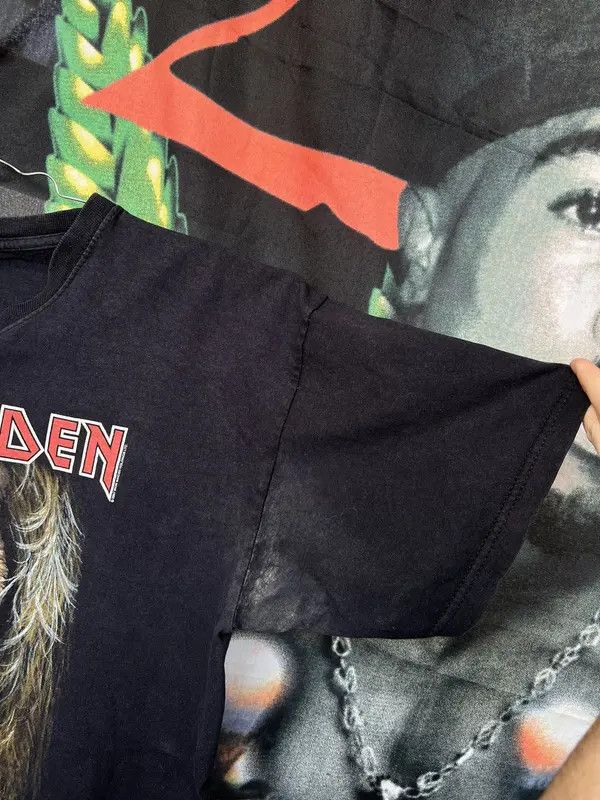 Band Tees Vintage Iron maiden T-shirt Eddie middle finger Size US L / EU 52-54 / 3 - 4 Thumbnail