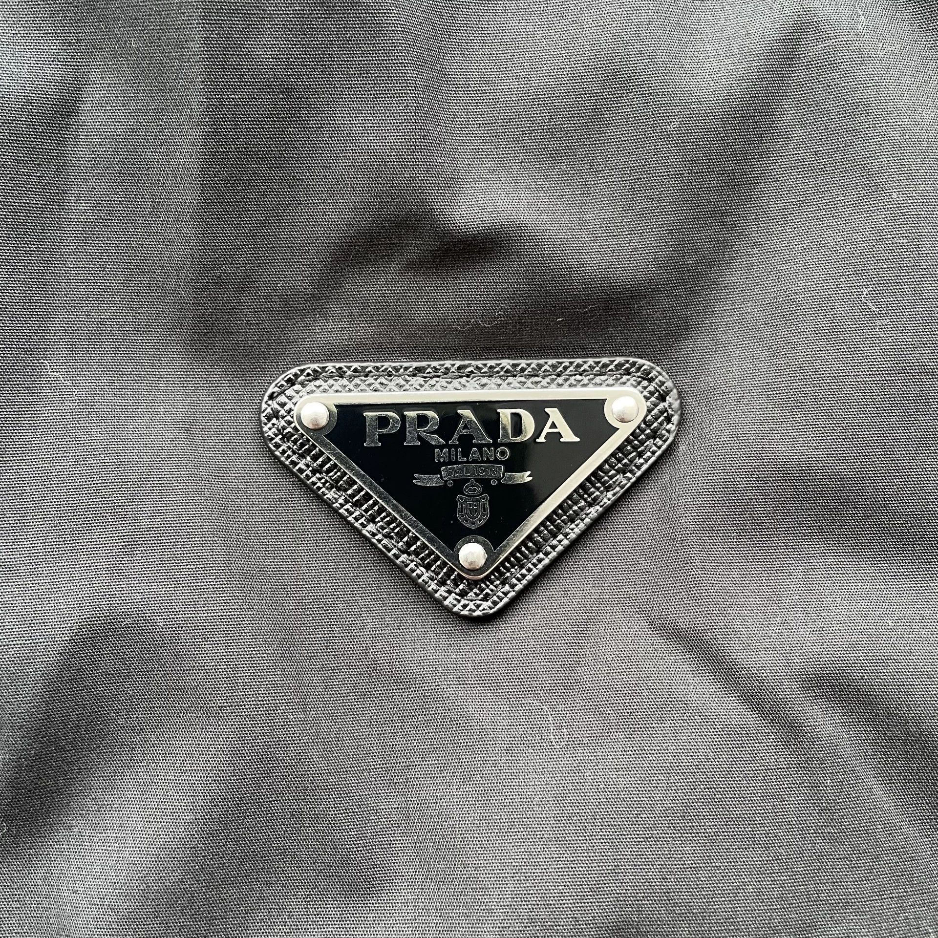 Prada PRADA SS22 Women's black logo hooded jacket 42 Size M / US 6-8 / IT 42-44 - 4 Thumbnail