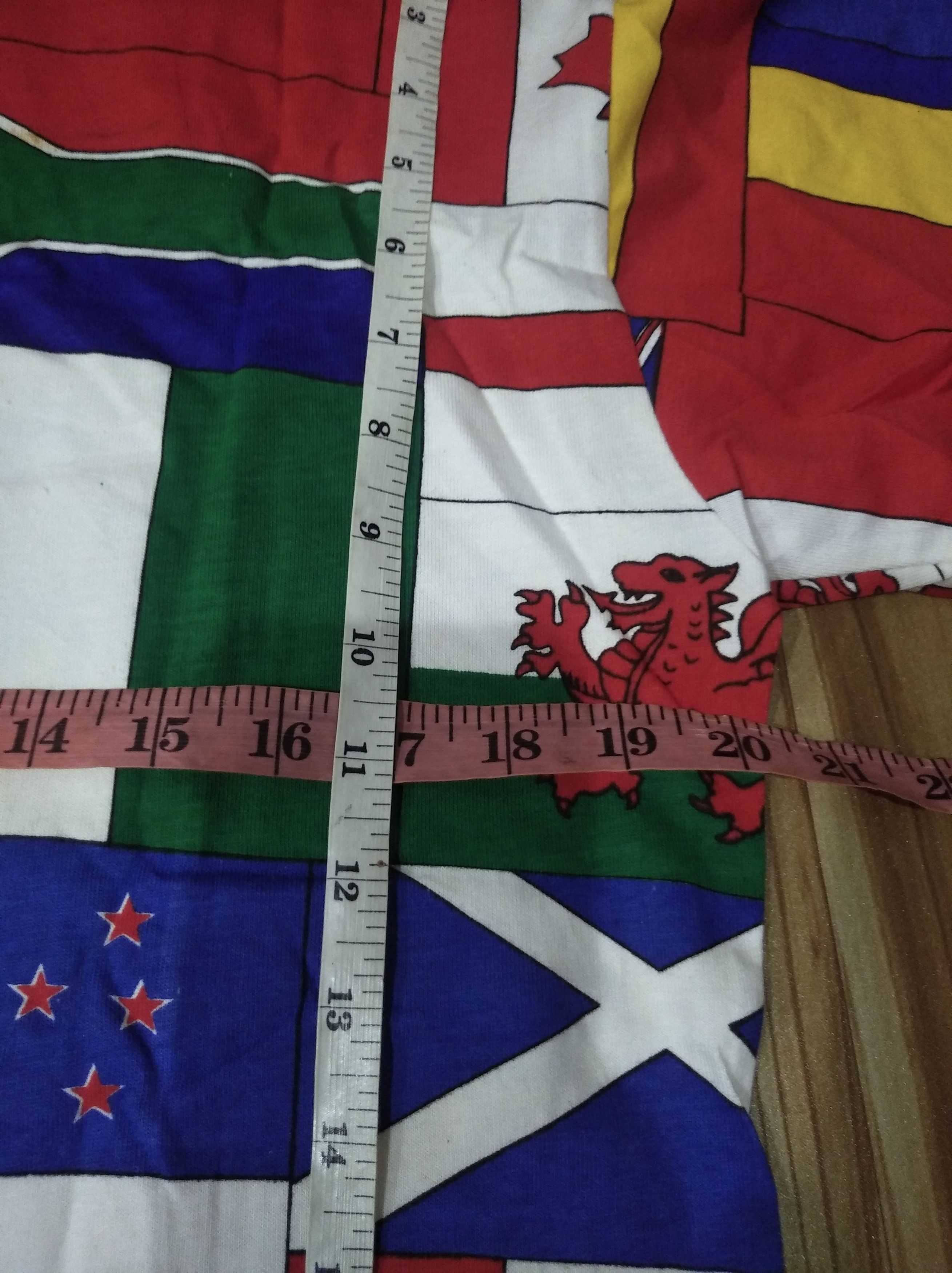 Cotton Traders × Sports Specialties × Vintage Vintage cotton traders flag all print polo shirt rugby style Size US S / EU 44-46 / 1 - 6 Thumbnail