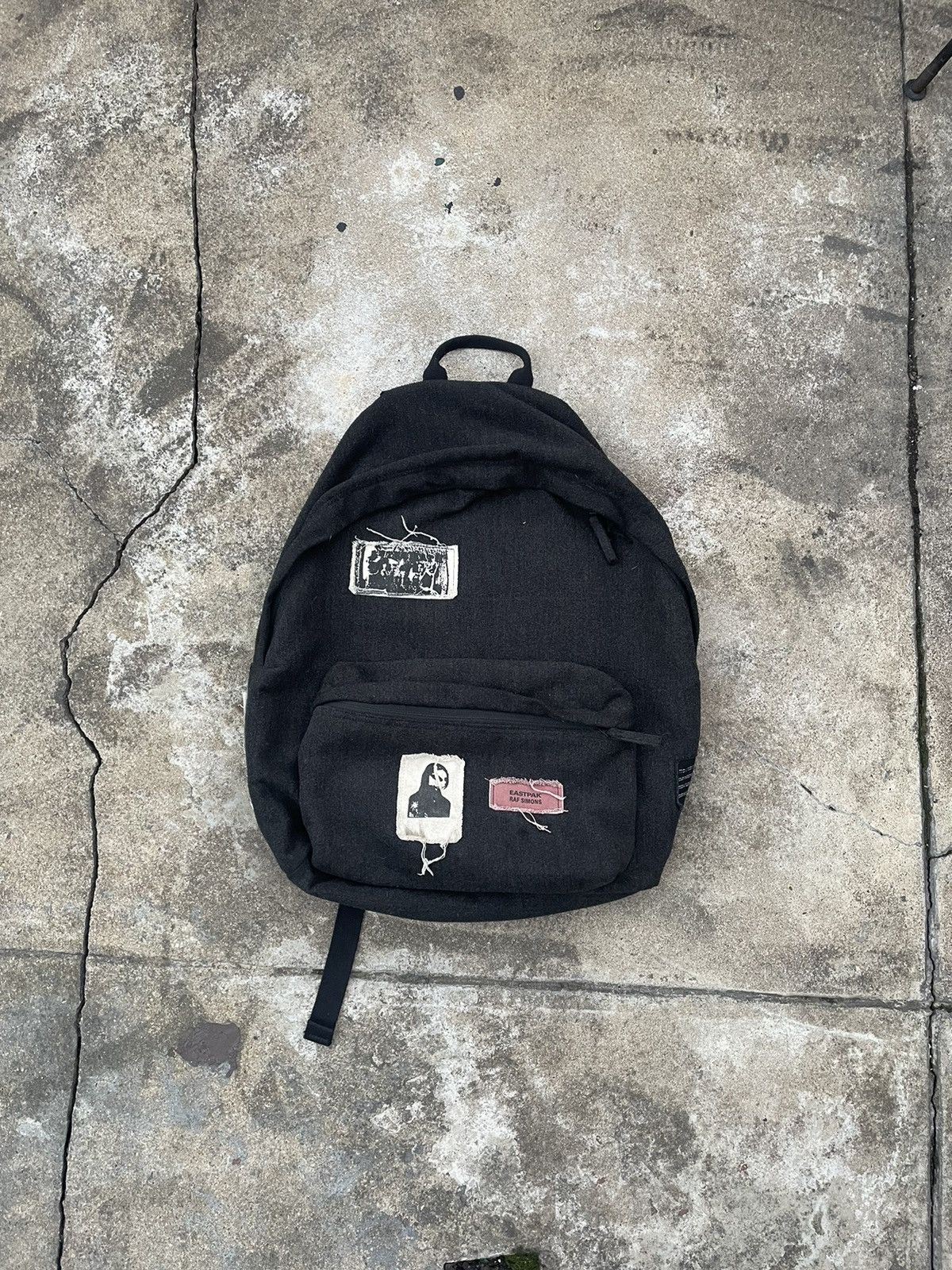 Raf Simons AW08 Eastpak Patchwork Backpack | Grailed