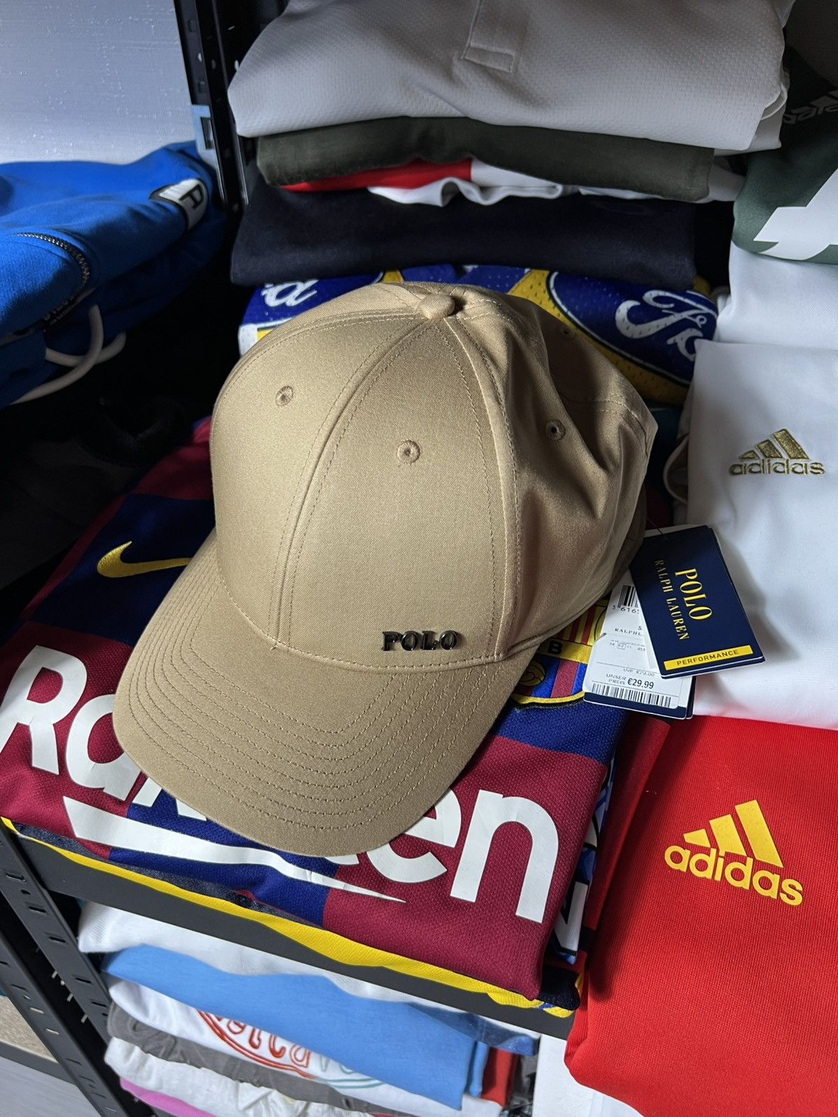 Polo Ralph Lauren 🔥 NWT Polo Ralph Lauren Cap — Beige (One Size) Size ONE SIZE - 1 Thumbnail