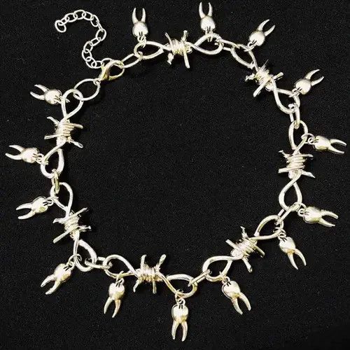 Other Chunky Tooth Choker Necklace Size ONE SIZE - 2 Thumbnail