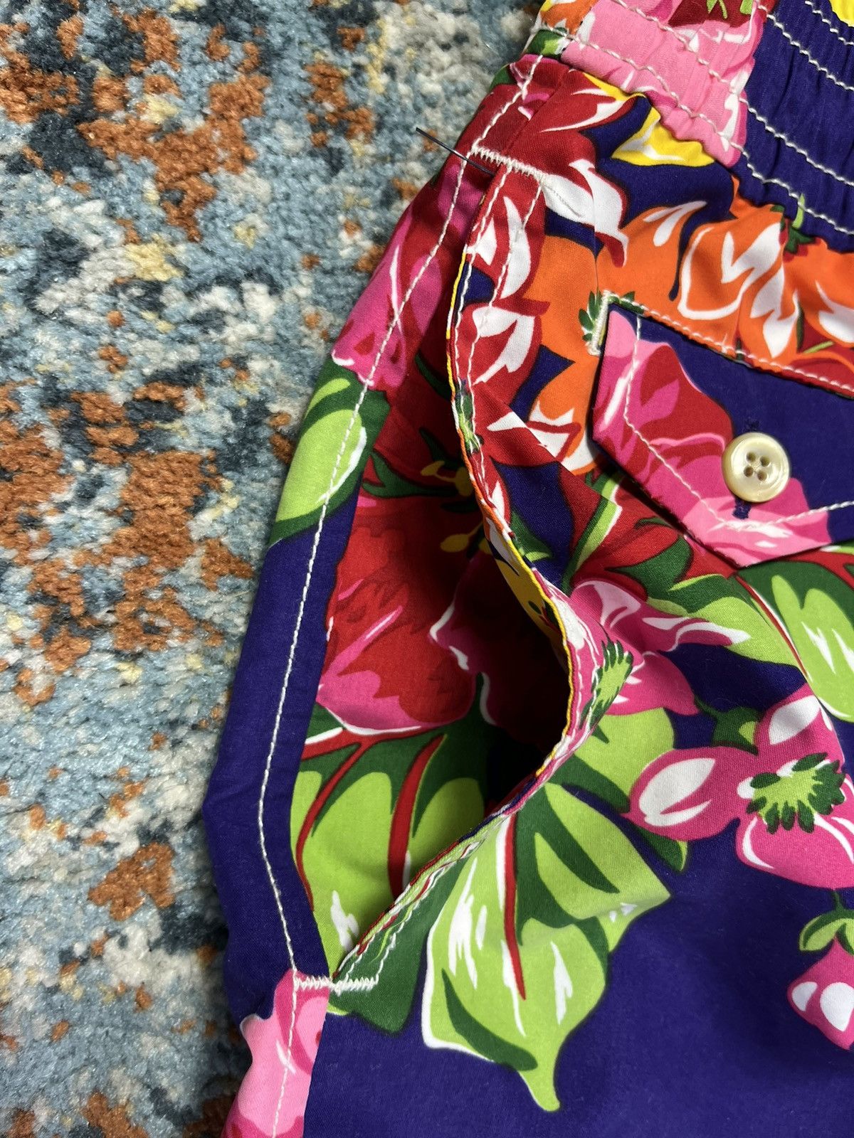 Polo Ralph Lauren Vintage 00s Polo Ralph Lauren floral print shorts old money Size US 36 / EU 52 - 8 Thumbnail