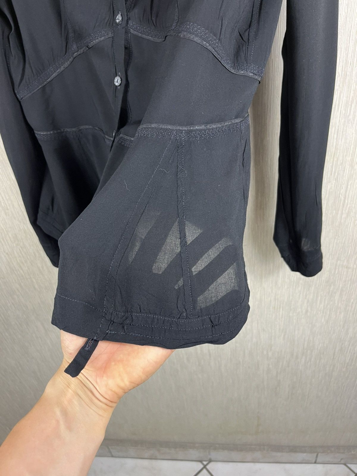 Marithe + Francois Girbaud Le Jean De Marithe+Francois Girbaud geometric y2k shirt Size M / US 6-8 / IT 42-44 - 16 Thumbnail
