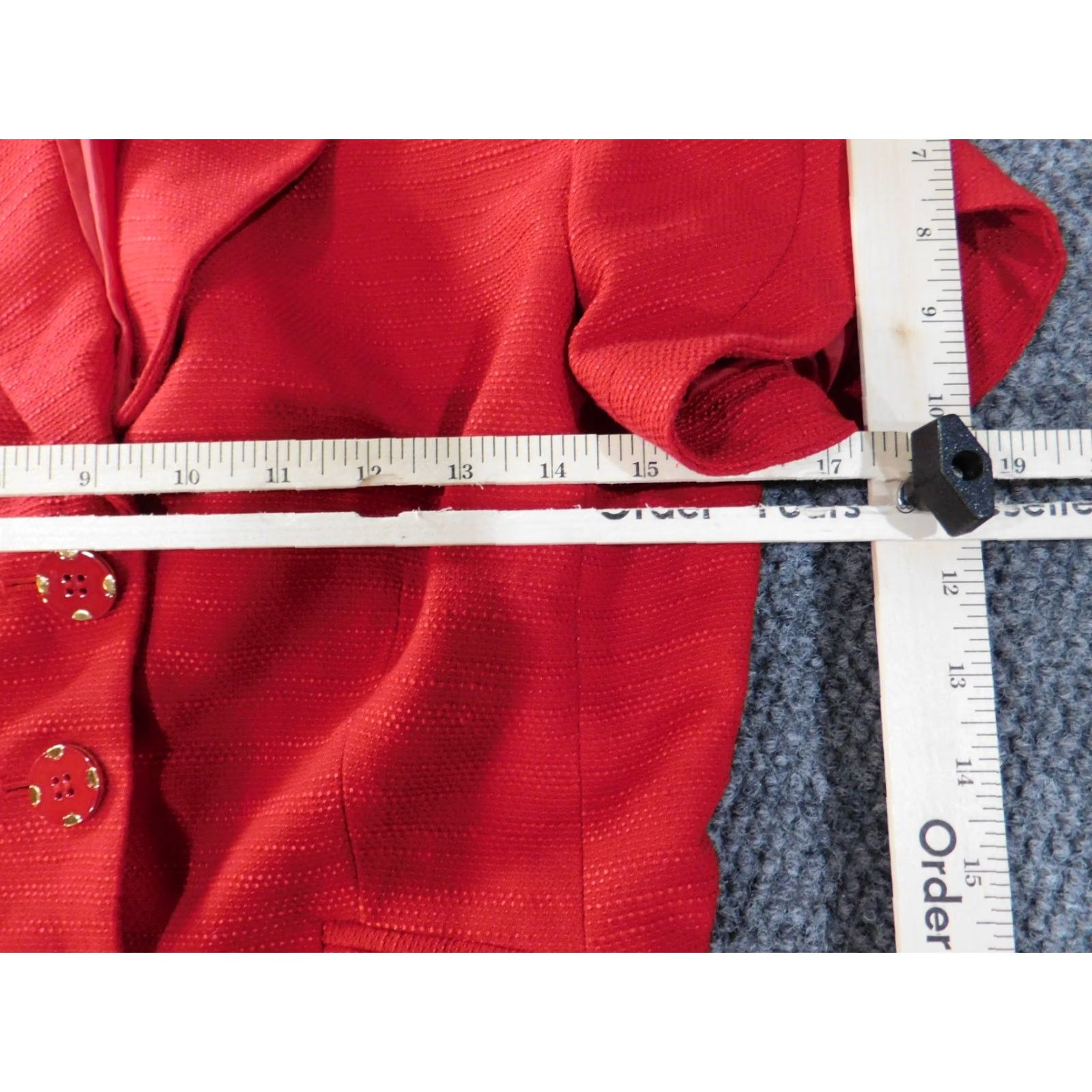 Vintage Tahari Jacket Blazer Womens 4 Red Red Blazer Formal Classic 3-Button Tahari ASL Blazer Womens Mens? Size S / US 4 / IT 40 - 6 Thumbnail