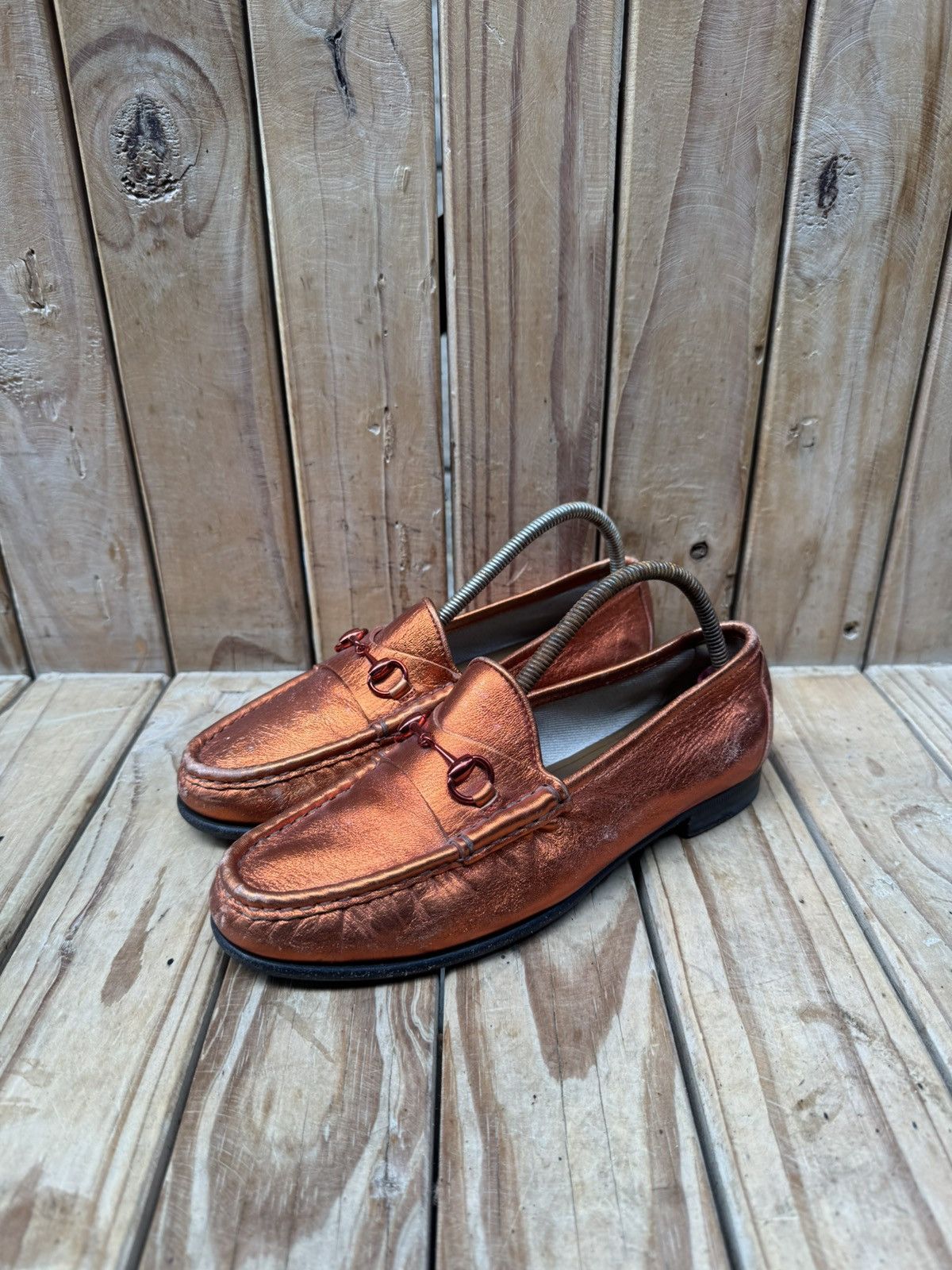 Gucci Gucci 1953 Orange women’s leather flats sz EUR 35.5 USA 5.5 Size US 5.5 / IT 35.5 - 10 Thumbnail