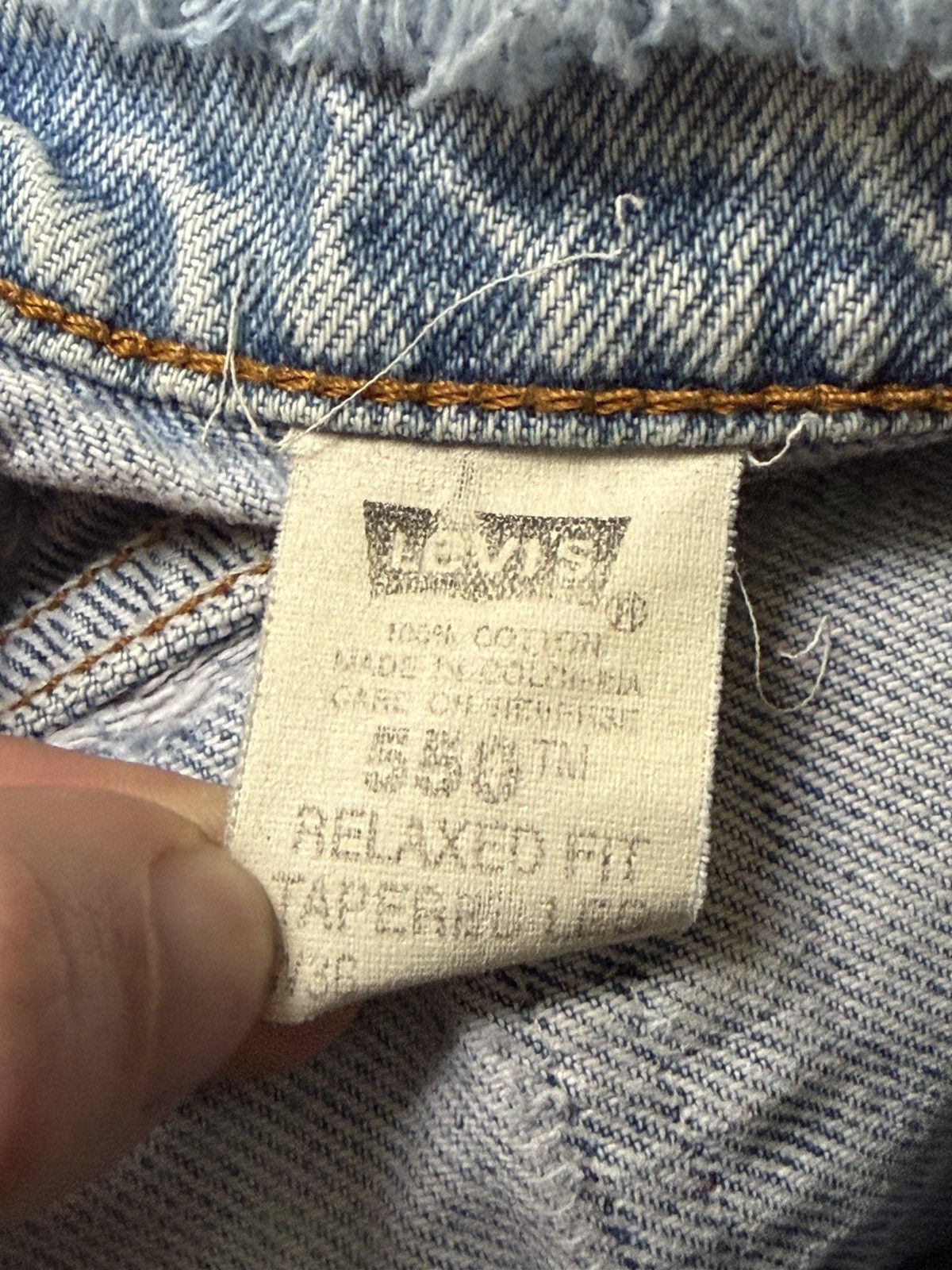 Levi's Thrashed Levi’s orange tab distressed denim size 34 Size US 34 / EU 50 - 8 Thumbnail