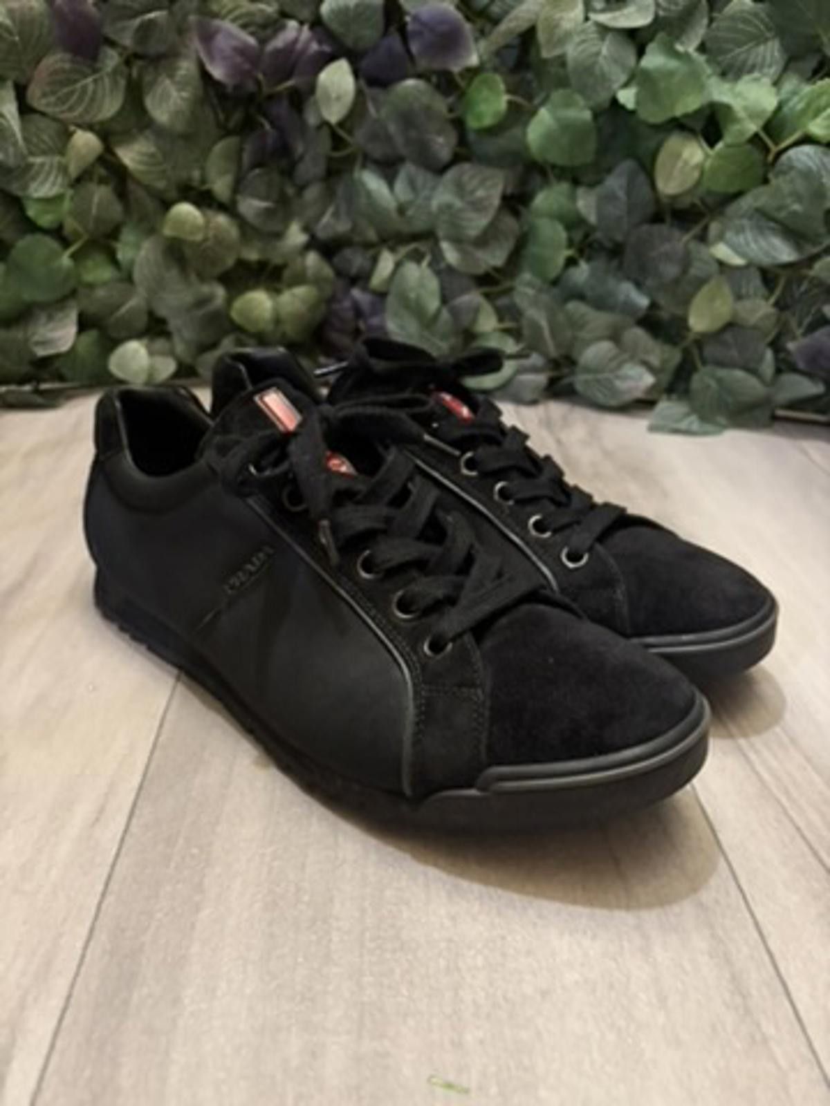 Prada Prada Black Men's Sneakers Sz 10.5 Size US 10.5 / EU 43-44 - 3 Thumbnail