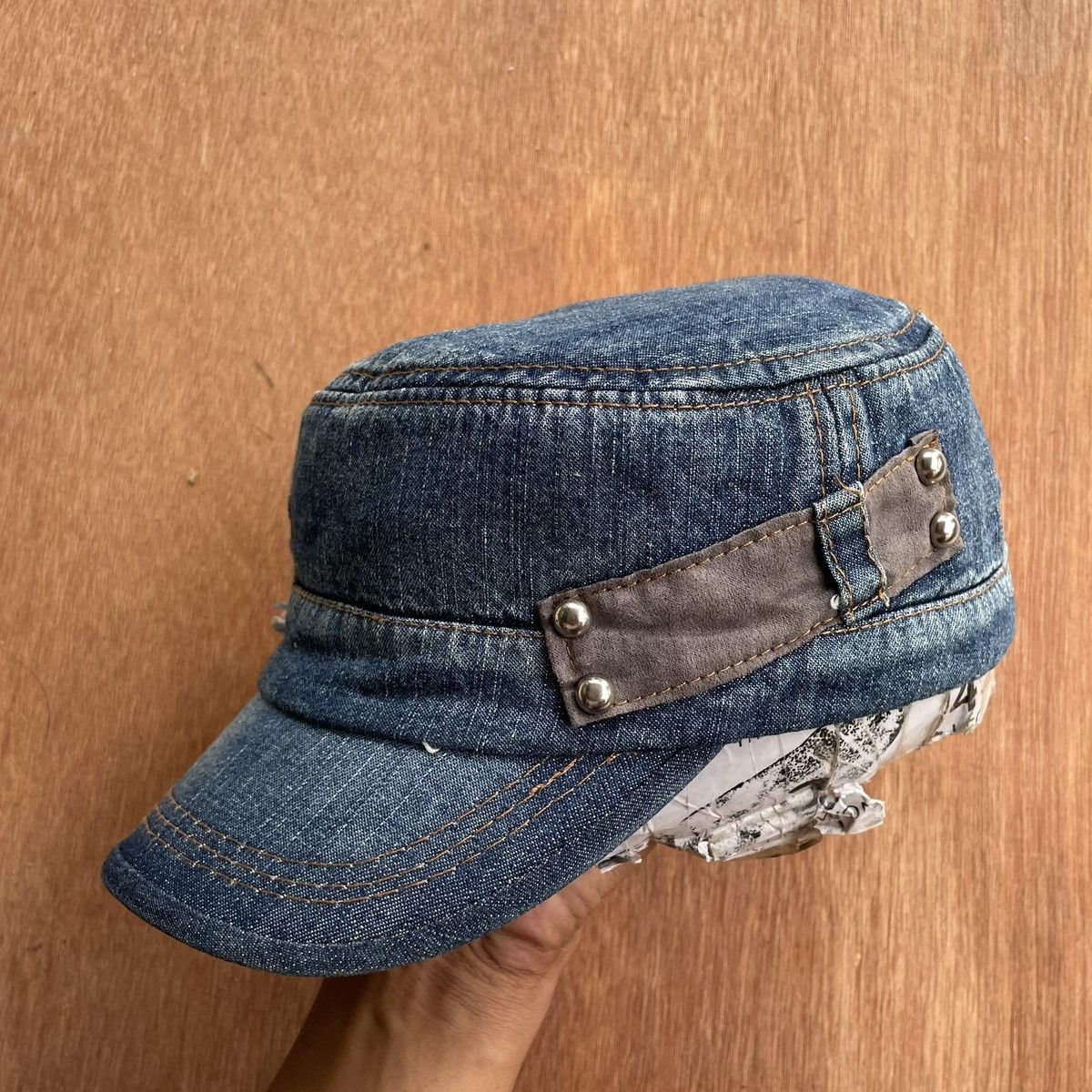 14th Addiction × Unsound Rags SICK.. Distressed and stitch cadet hat Size 36 - 4 Thumbnail