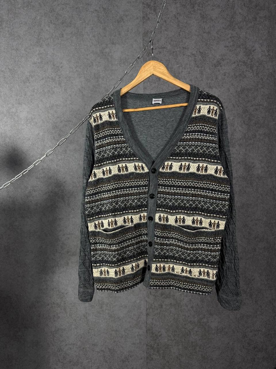 Kenzo Kenzo luxury designer cardigan Size US M / EU 48-50 / 2 - 1 Thumbnail