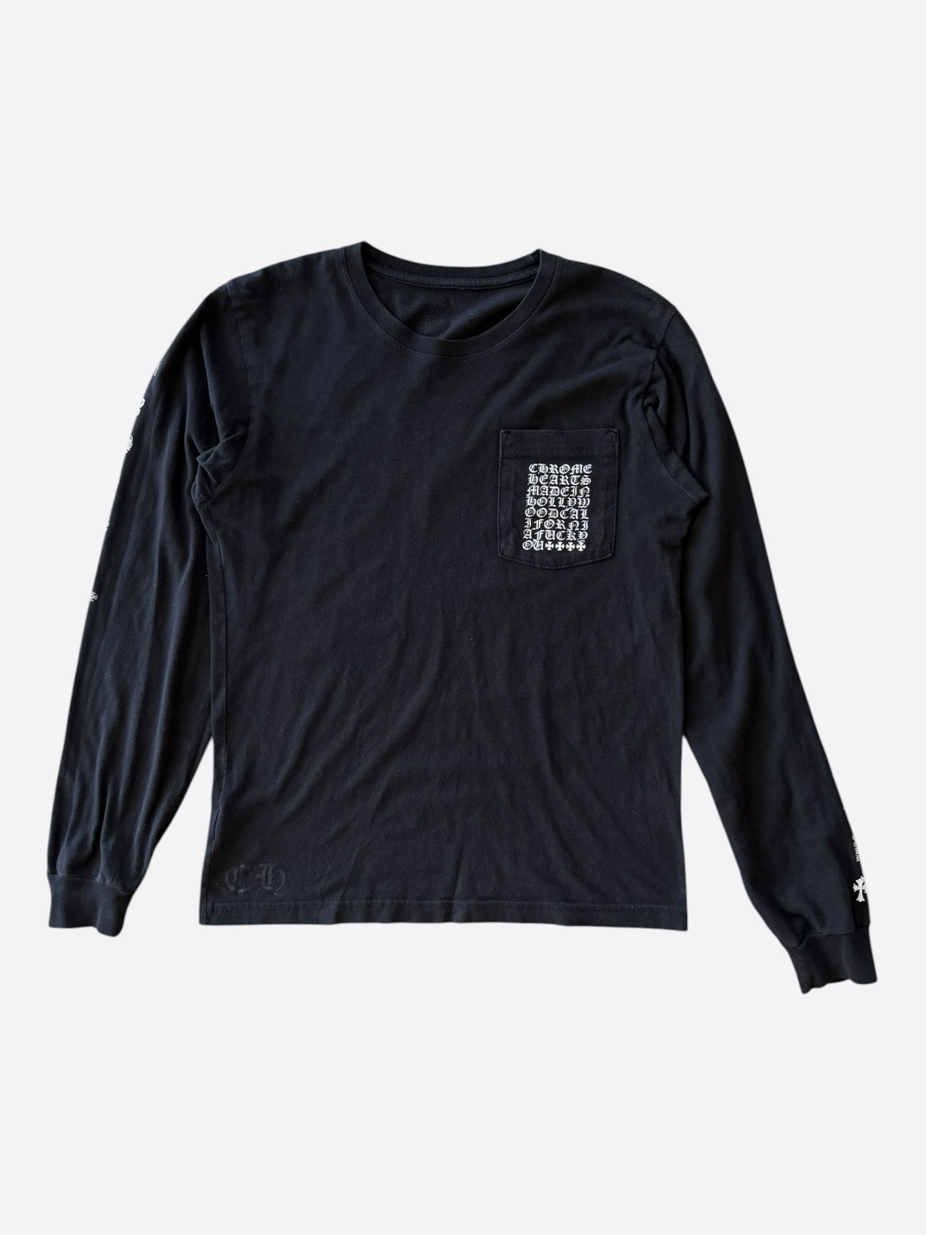 Chrome Hearts Chrome Hearts Horseshoe Long-Sleeve T-Shirt 'Black