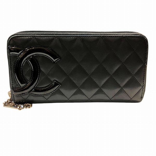 Chanel Chanel Chanel Cambon Line Leather Long Wallet Leather Long Wallet A50078 DUTY FREE for USA Size ONE SIZE - 1 Thumbnail