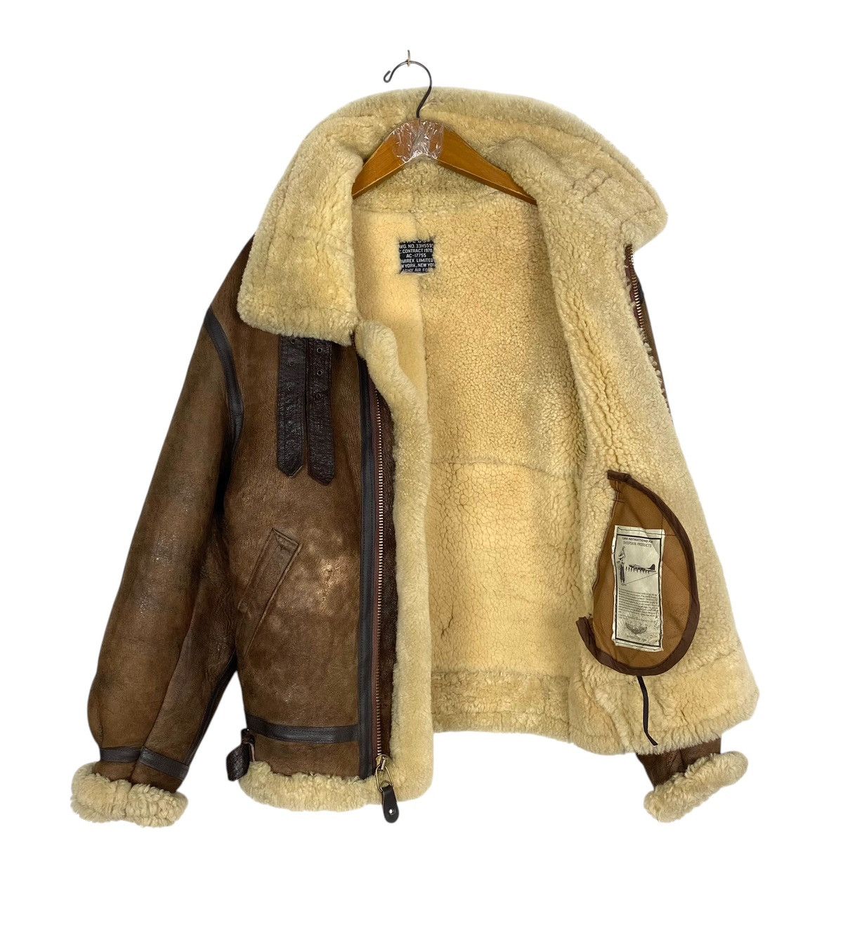 Rare‼️ Vintage Avirex Type B-3 Sheepskin Flight Jacket Bombers