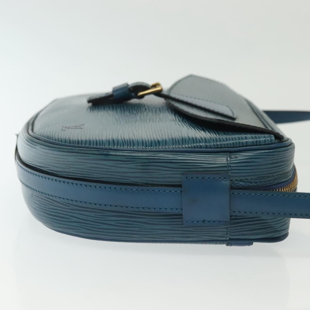 Louis Vuitton LOUIS VUITTON Epi June Feuille Shoulder Bag Blue M52155 Size ONE SIZE - 4 Thumbnail