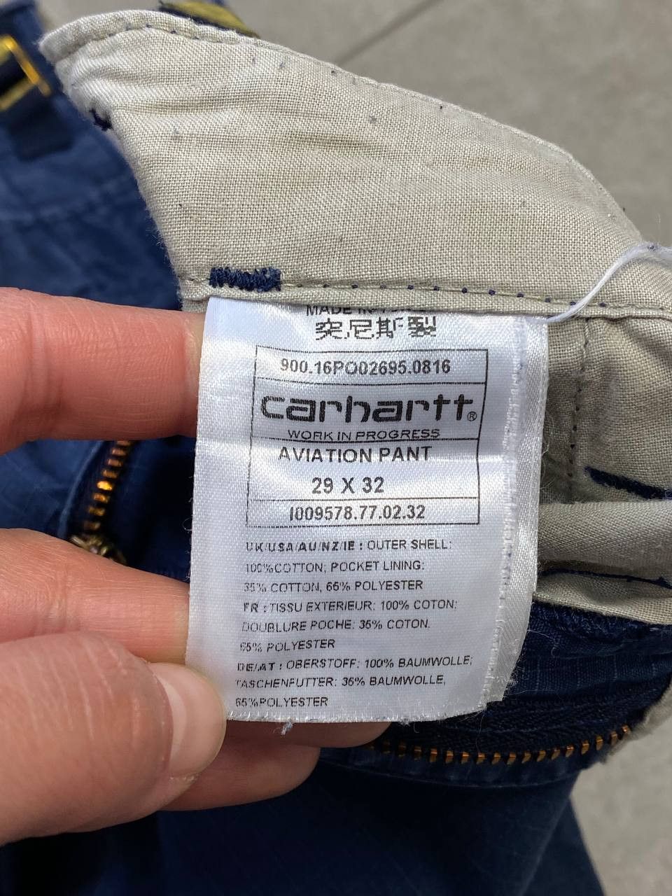 Carhartt Wip Vintage Carhartt Work In Progress Aviation Cargo Pants Size US 29 - 14 Thumbnail
