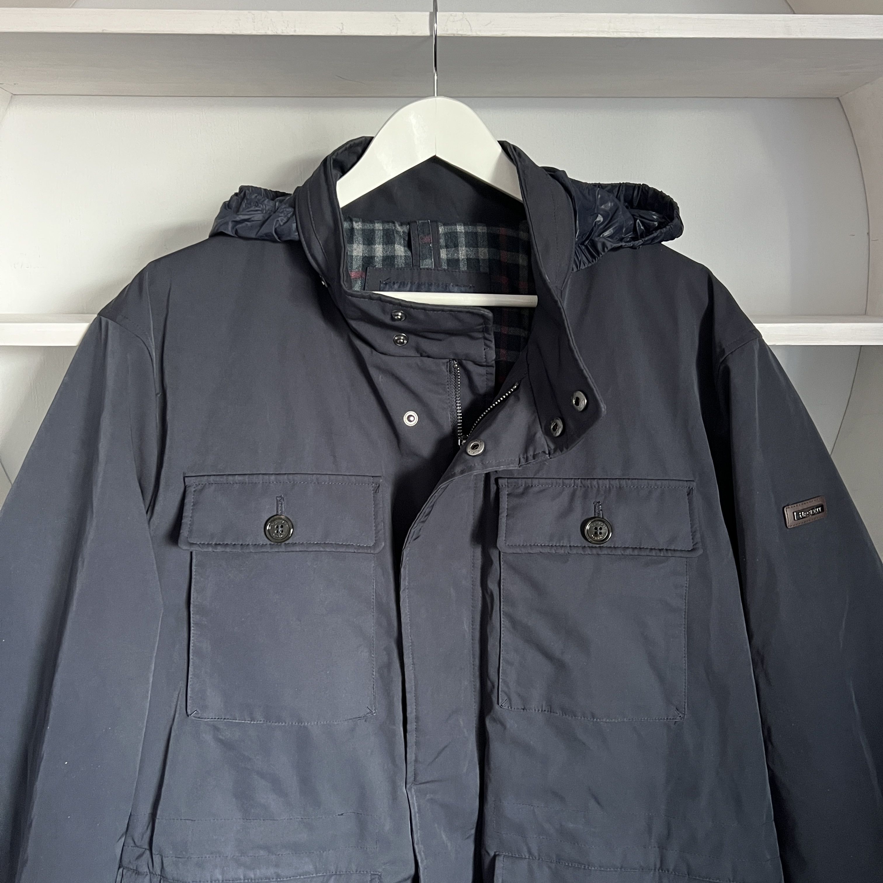 Men's HACKETT BRADBURY FIELD Navy Jacket